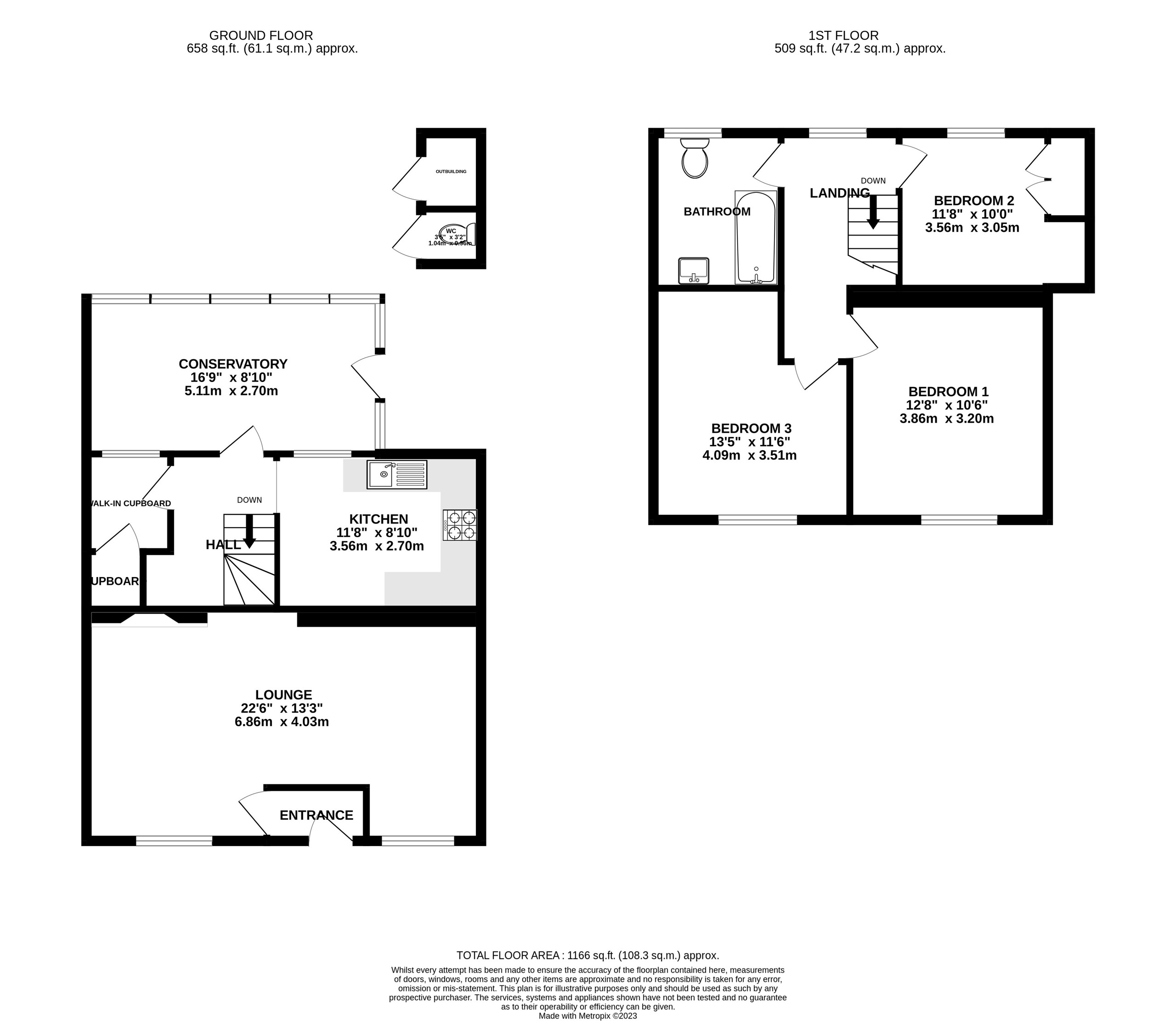 3 bed cottage for sale in Kingsteignton, Kingsteignton - Property floorplan