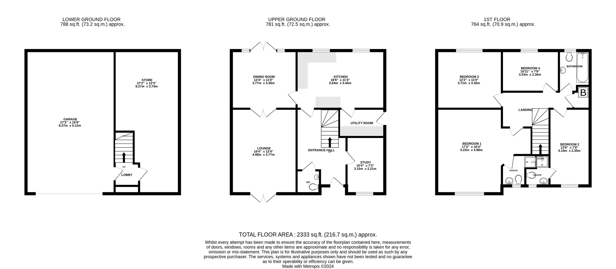 5 bed detached house for sale in Kingsteignton, Newton Abbot - Property floorplan