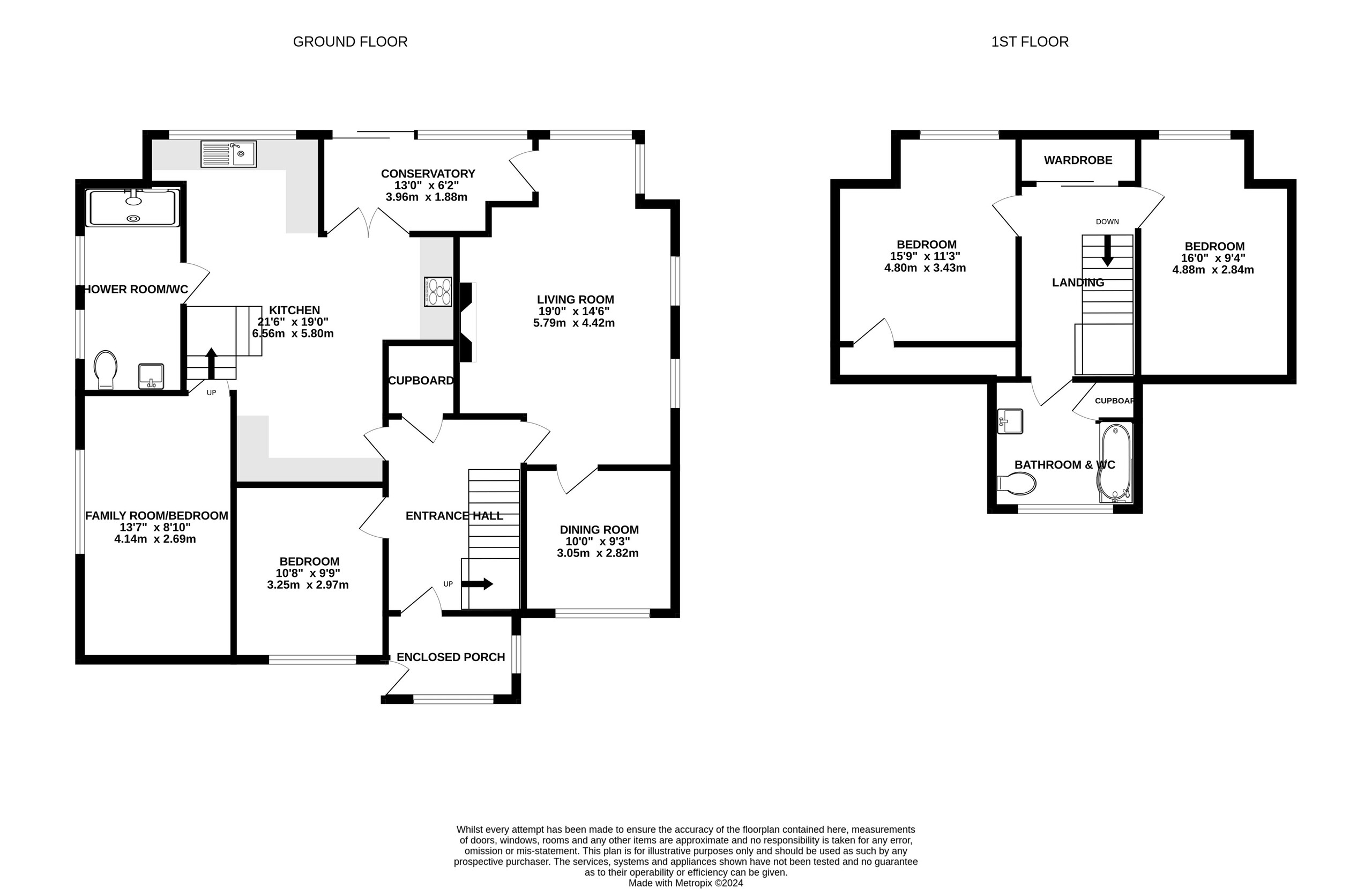 4 bed detached house for sale, Paignton - Property floorplan
