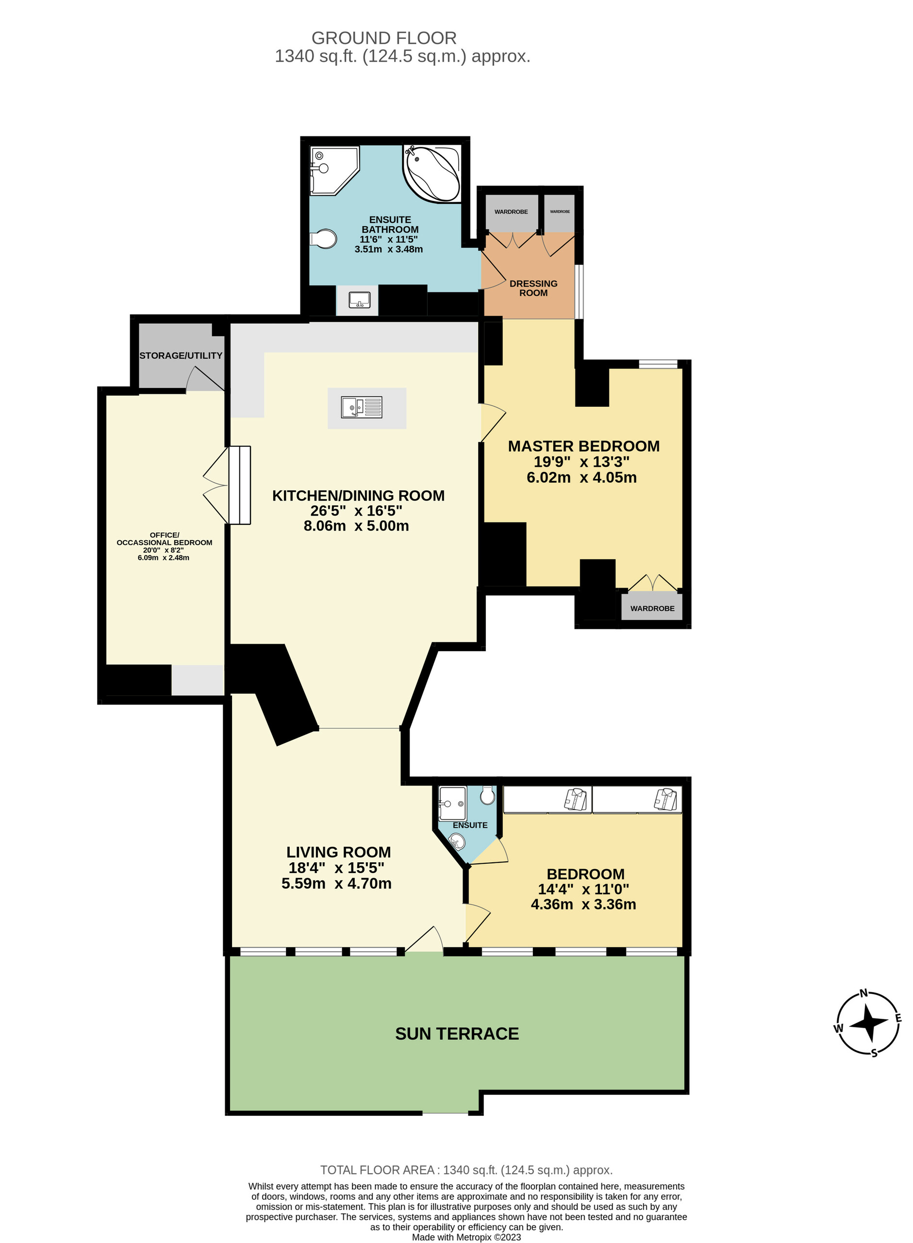 2 bed apartment for sale in Stitchill Road, Torquay - Property floorplan