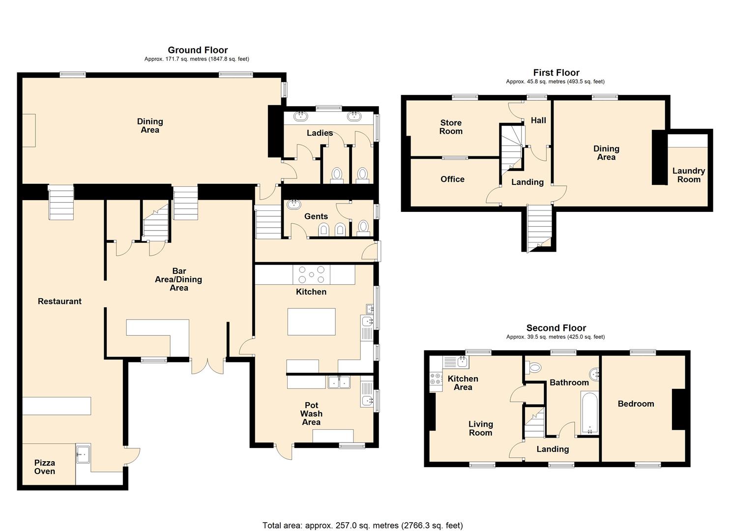 4 bed detached house for sale in The Jolly Frog, Craven Arms - Property floorplan