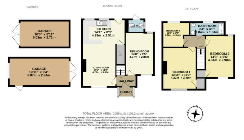 3 bed detached house for sale in Ellesmere Caswell Terrace, Leominster - Property floorplan