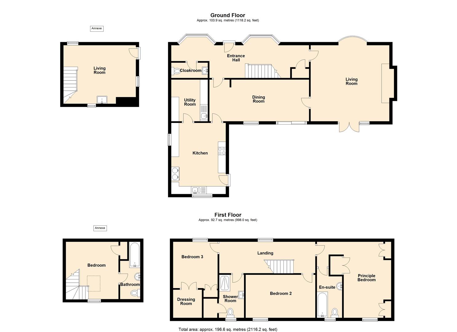4 bed detached house for sale in Forge House, Leominster - Property floorplan