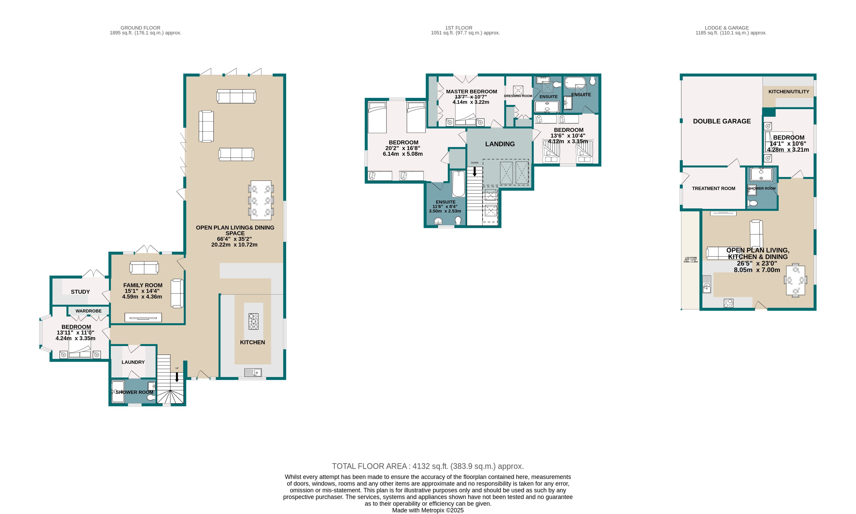 5 bed detached house to rent in Muscliffe Lane, Bournemouth - Property floorplan