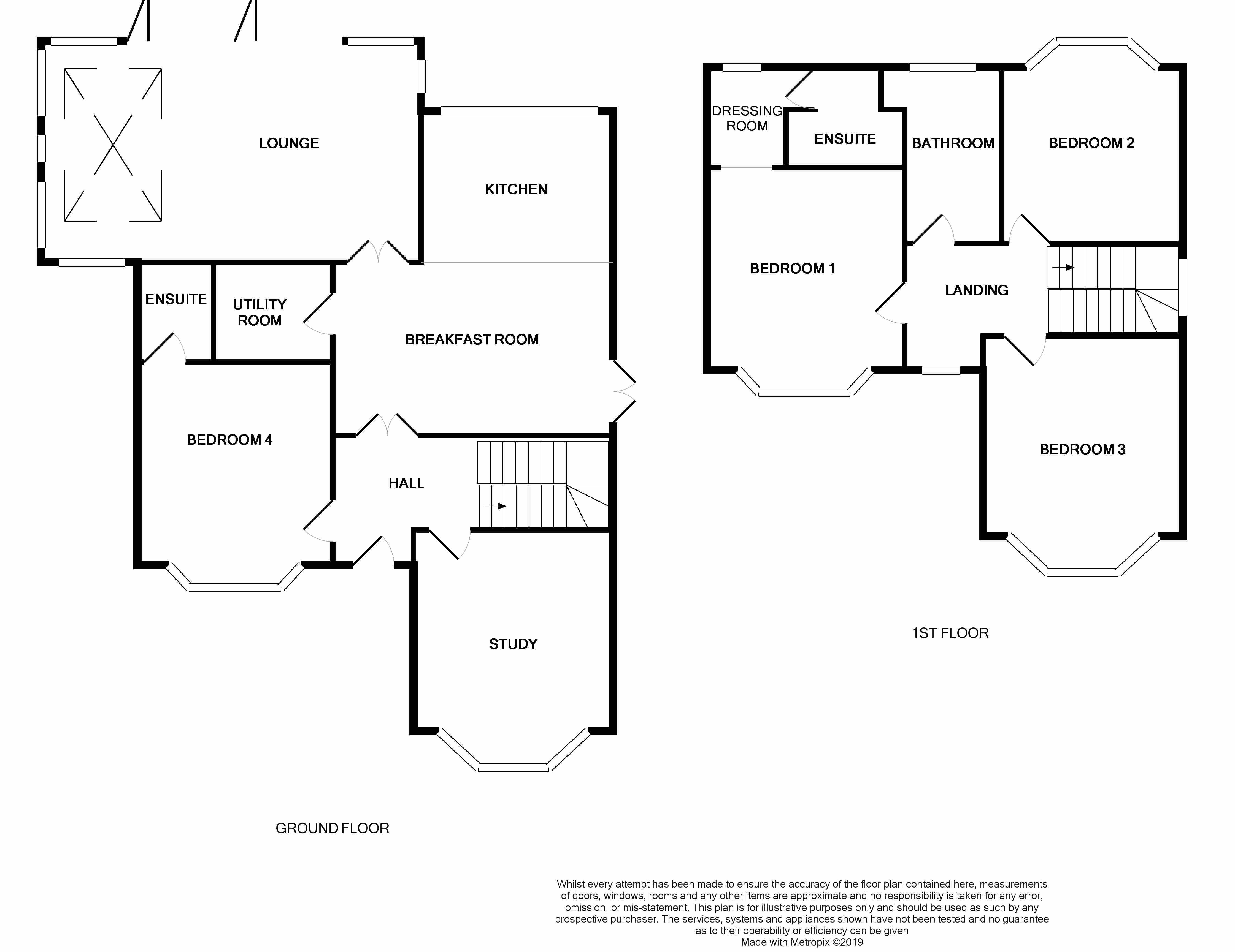 4 bed house to rent in Branksome Hill Road, Talbot Woods - Property floorplan