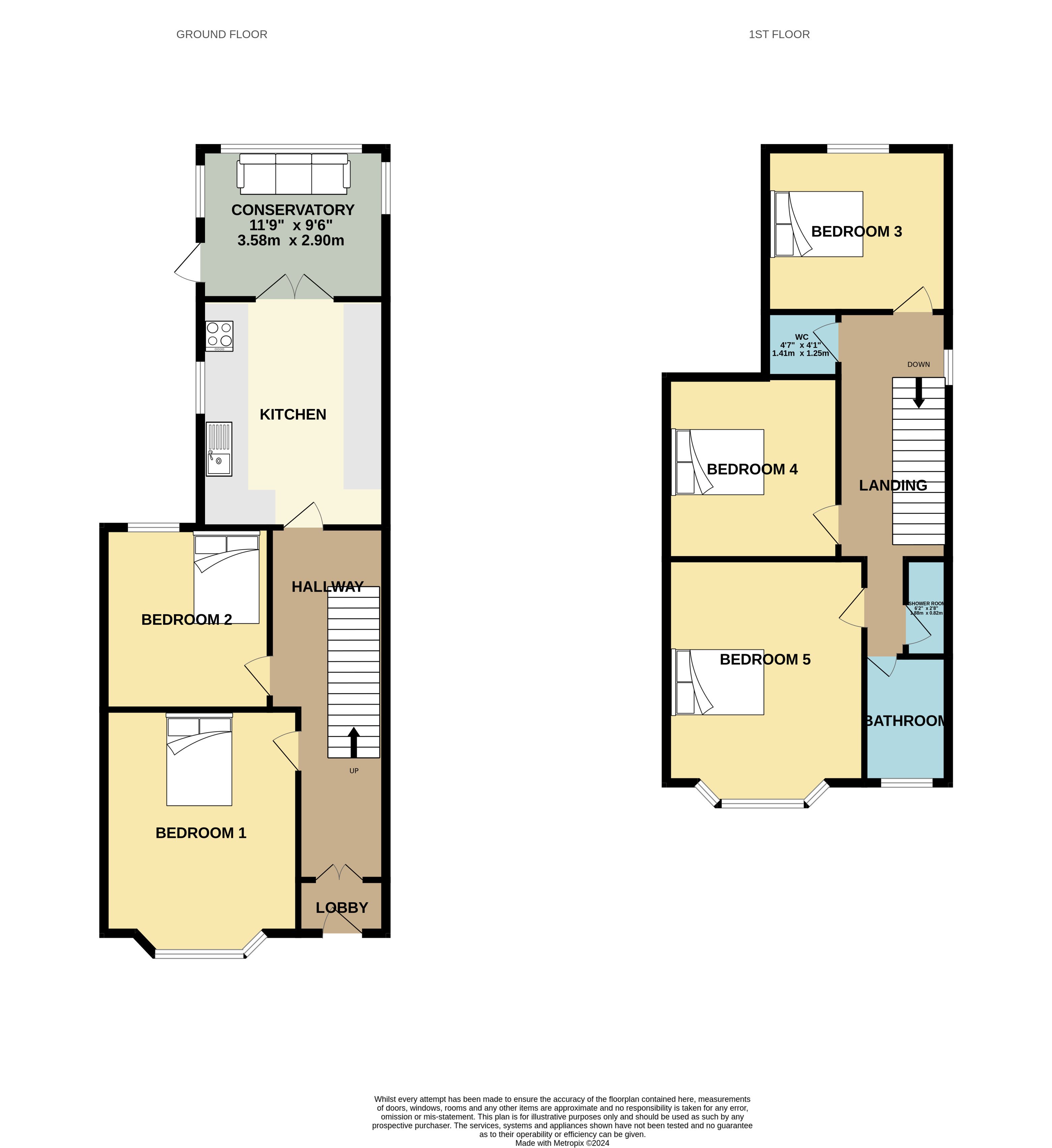 5 bed house to rent in Osborne Road - Property floorplan