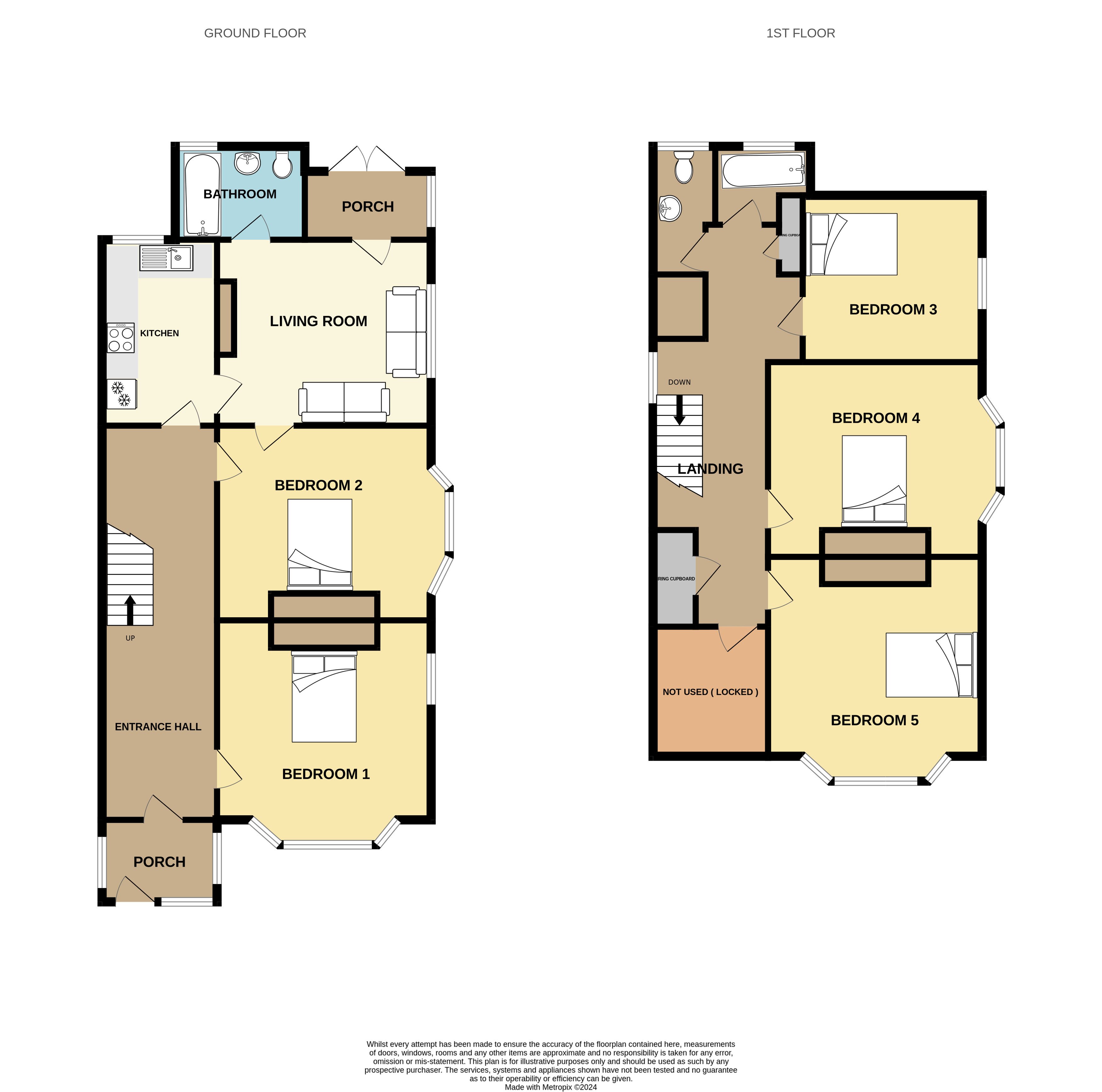 5 bed house to rent in Stanfield Road - Property floorplan