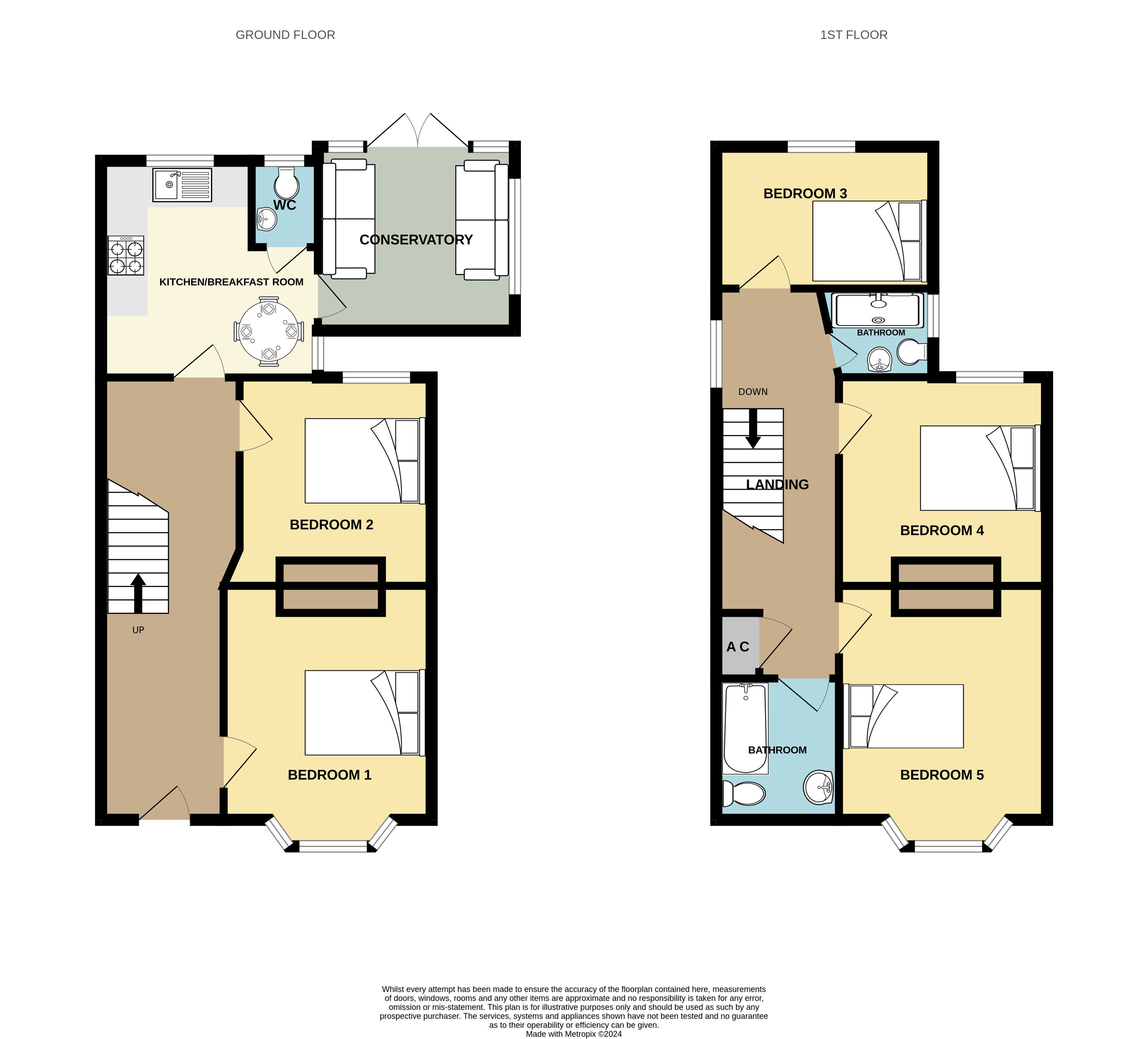 5 bed house to rent in Iris Road - Property floorplan