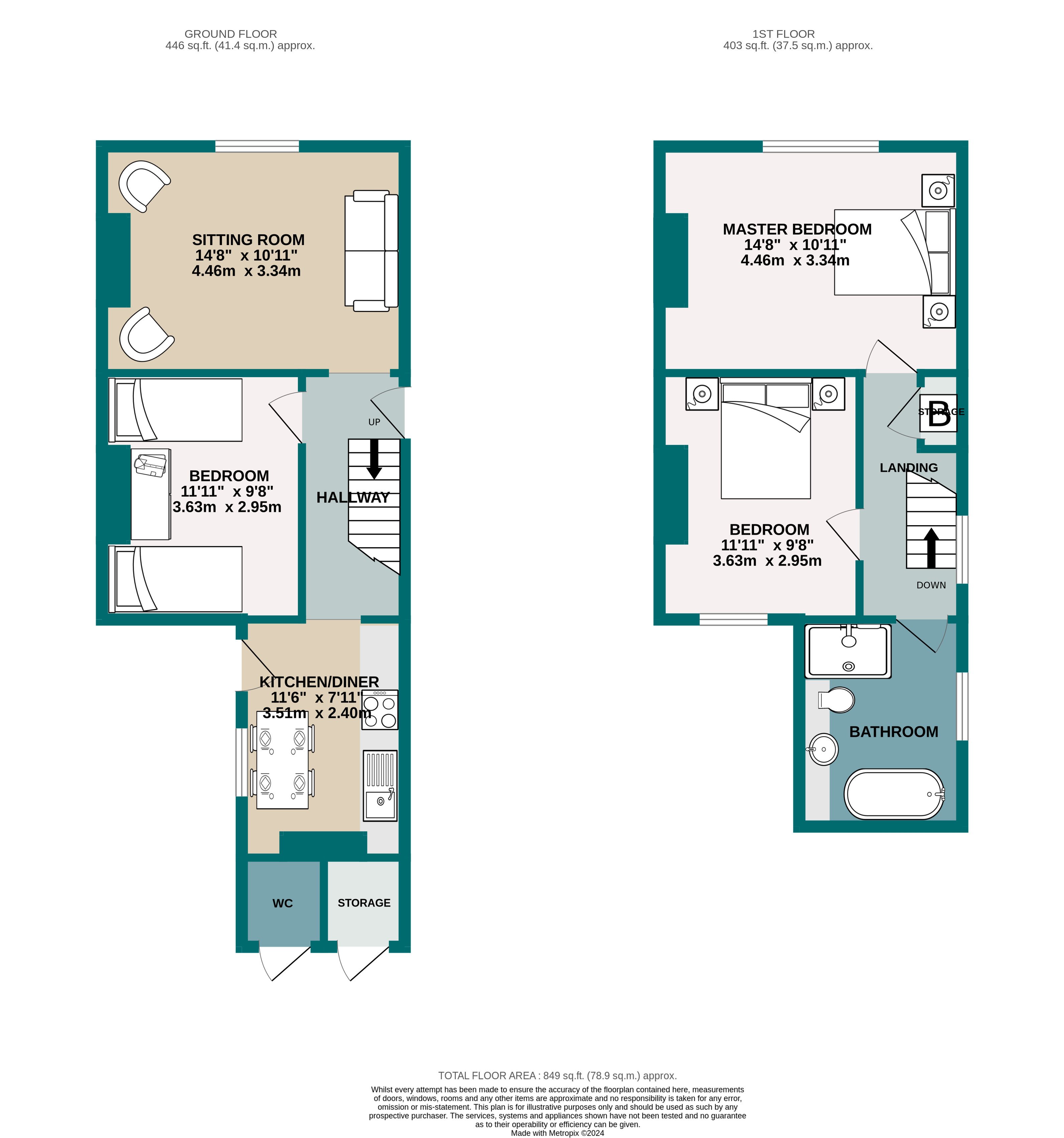 3 bed semi-detached house for sale in Victoria Road - Property floorplan