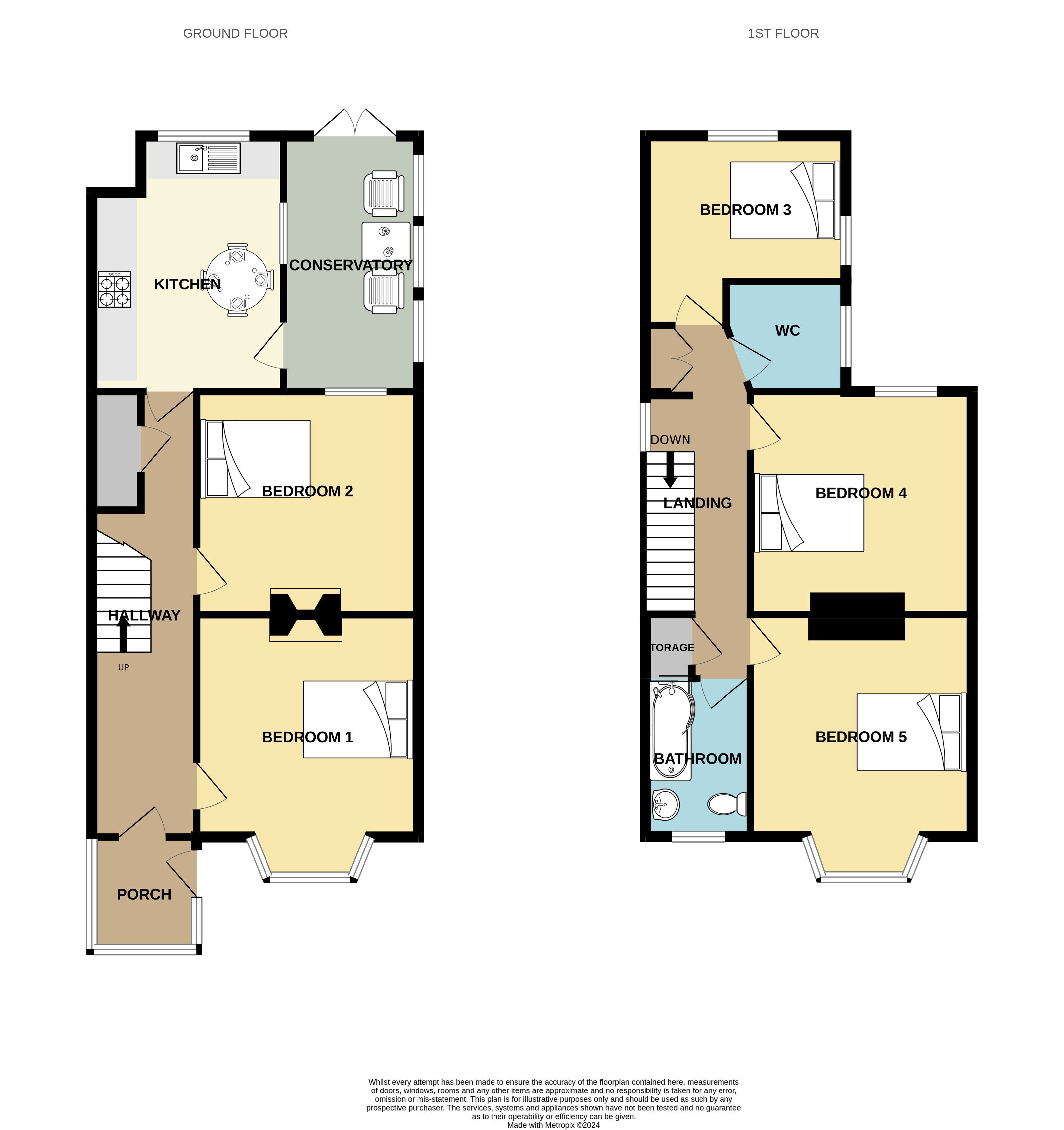 4 bed detached house for sale in Hankinson Road - Property floorplan