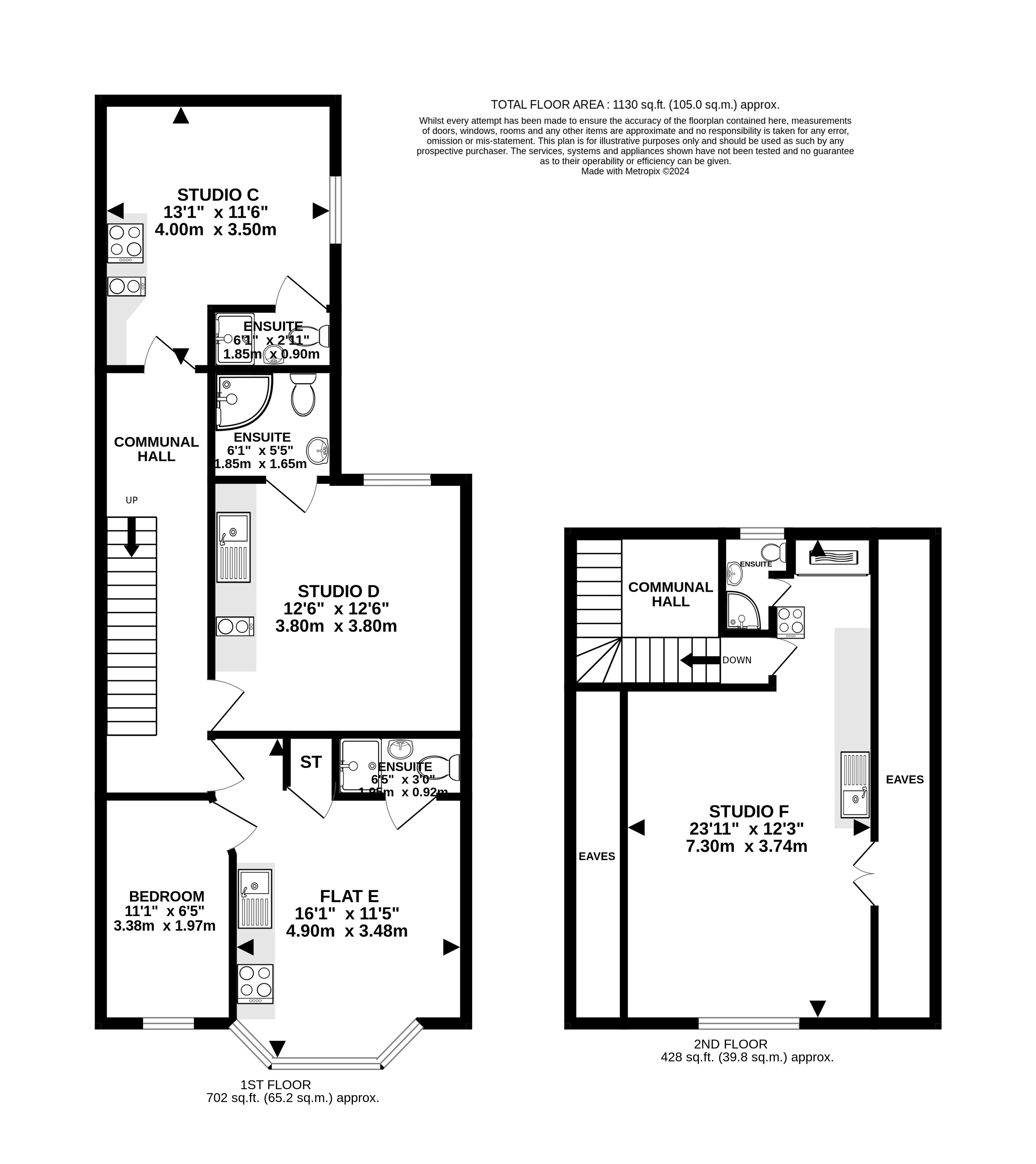 4 bed maisonette for sale in Churchill Road, Bournemouth - Property floorplan