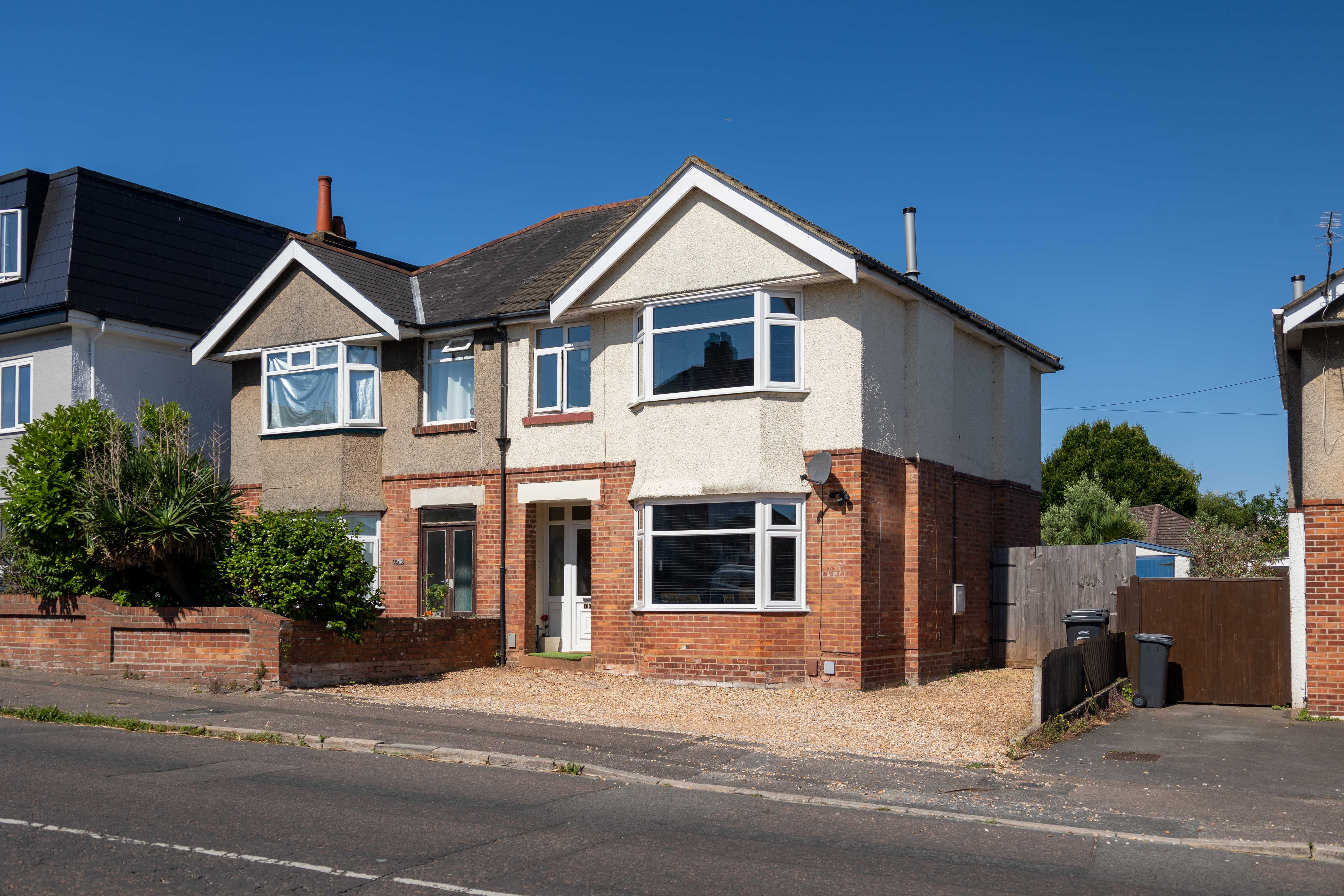 3 bed semi-detached house for sale in Wimborne Road, Bournemouth - Property Image 1