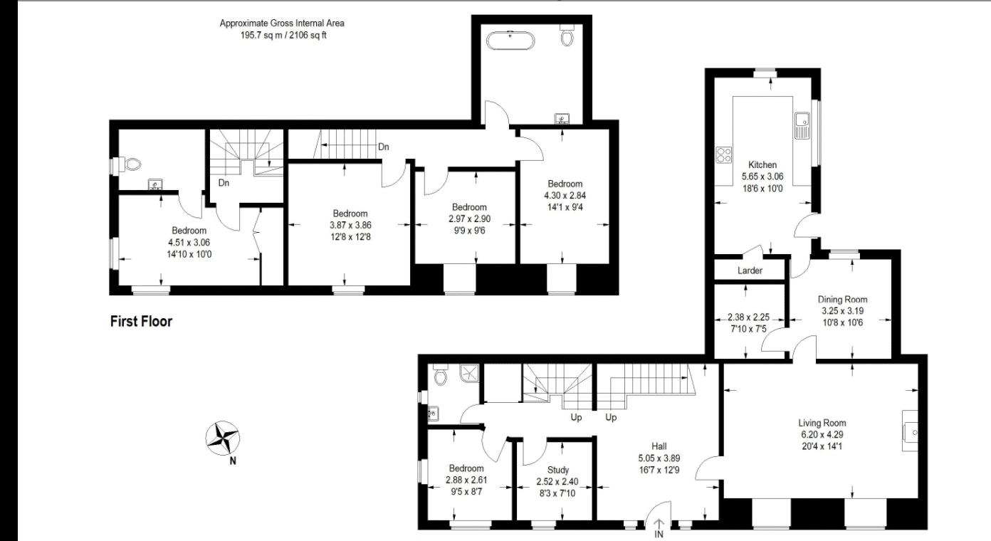 4 bed cottage to rent in Parsons Lane, Rockbeare - Property floorplan