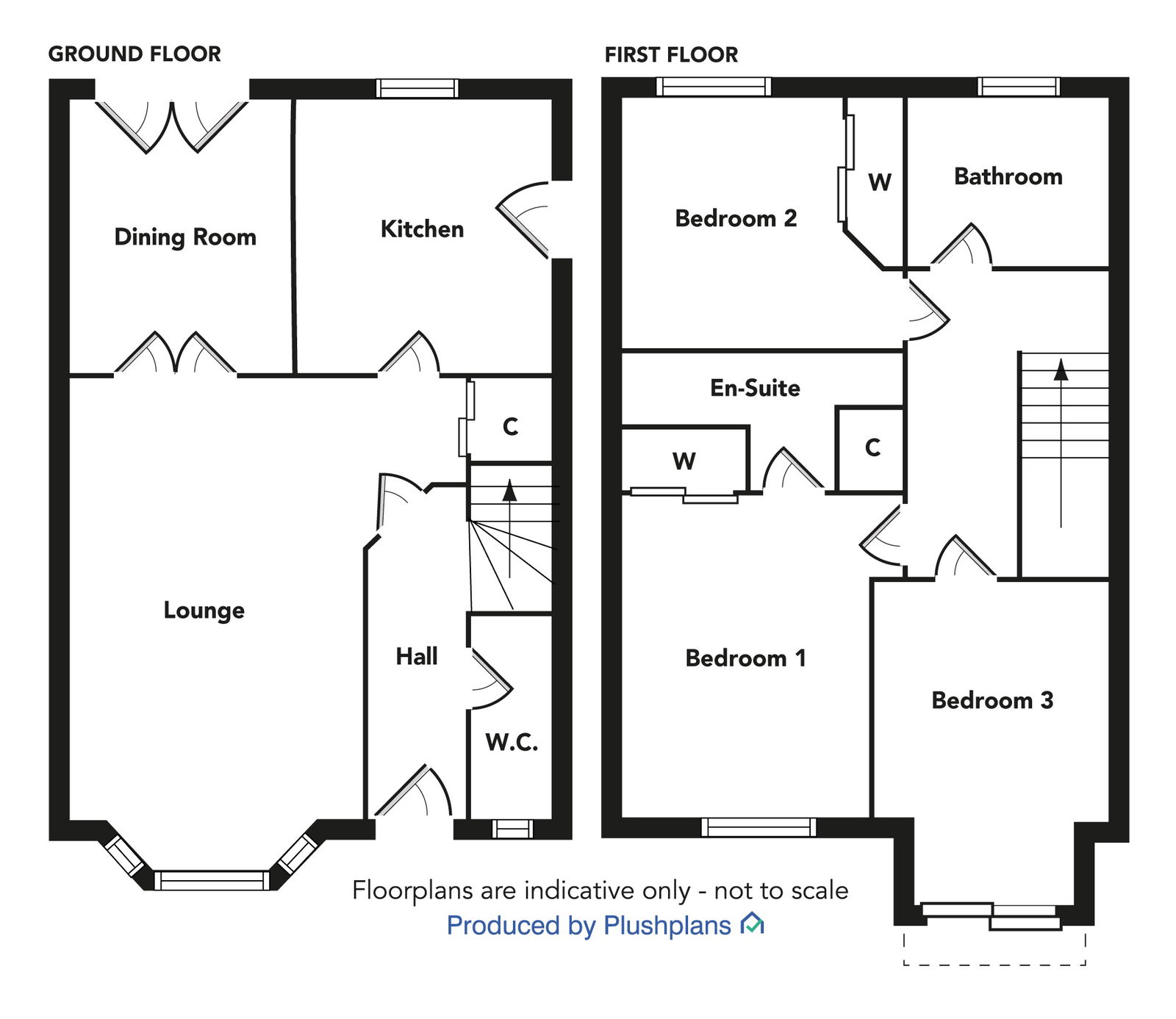 3 bed detached house for sale in Bressay Grove, Glasgow - Property floorplan