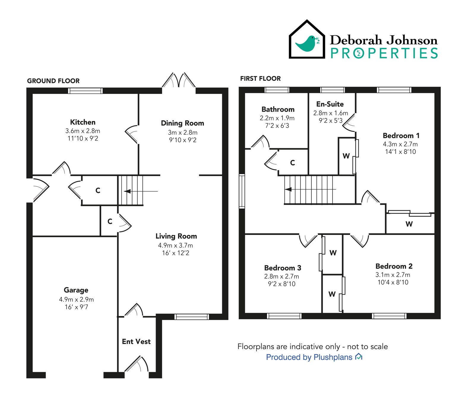 3 bed detached house for sale in Rowan Crescent, Shotts - Property floorplan