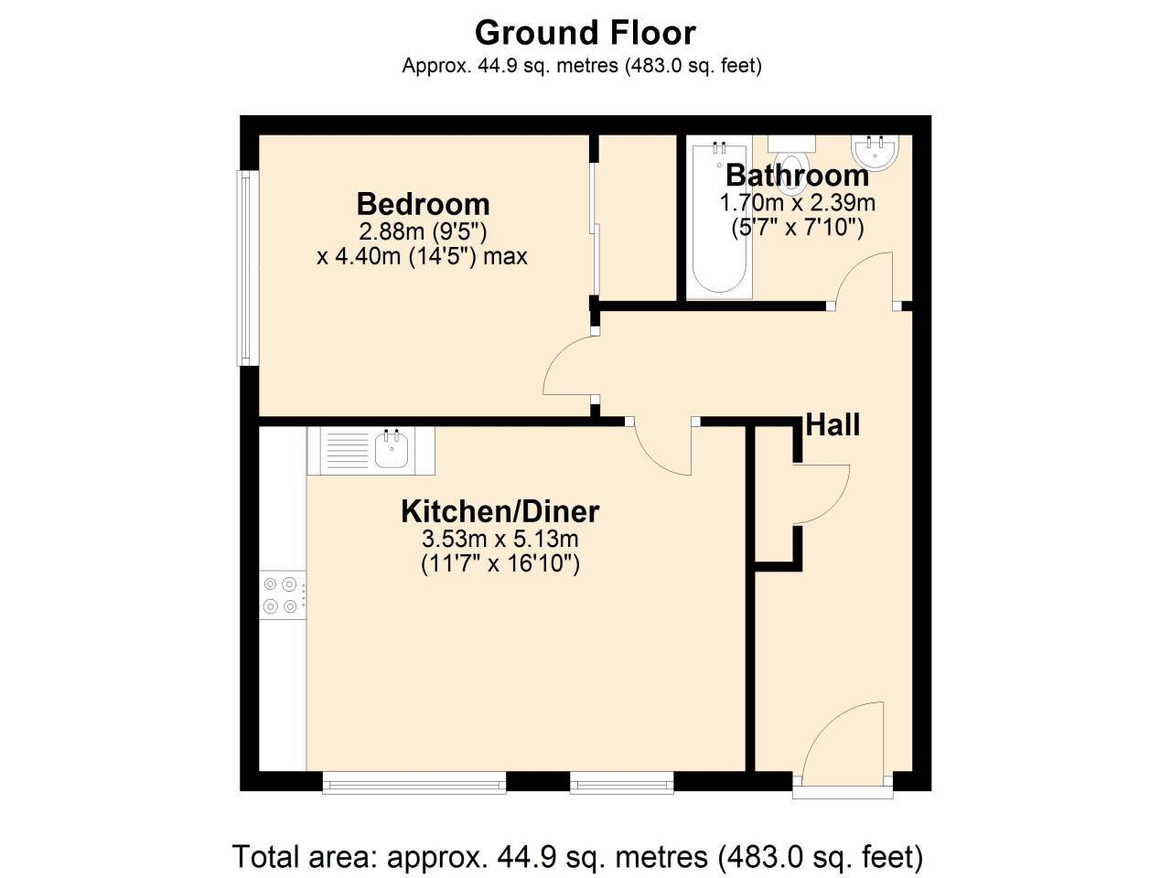 1 bed apartment to rent in Granville Street, , B1 8