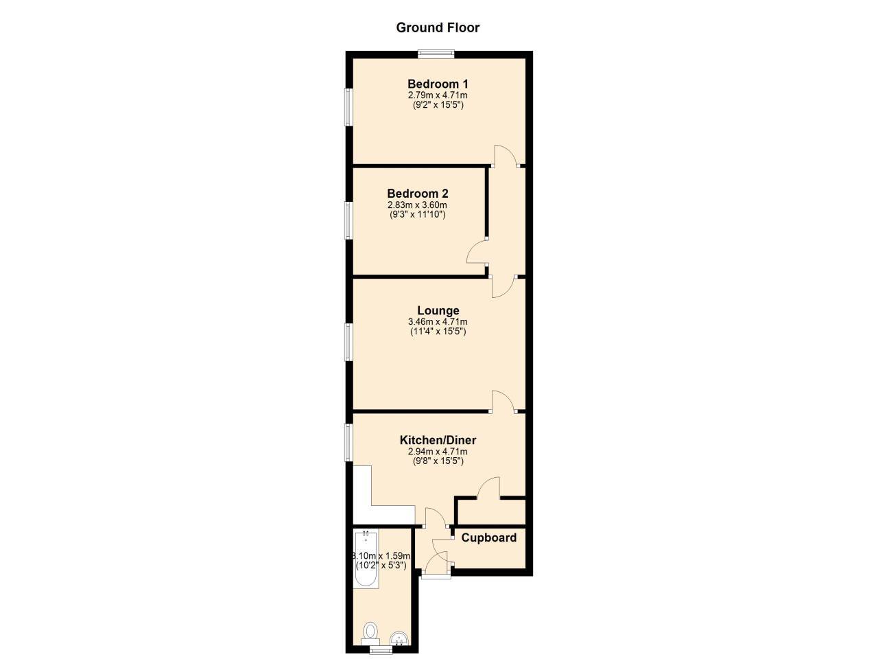 2 bed flat to rent in Cremorne Road, Sutton Coldfeild  - Property Image 9