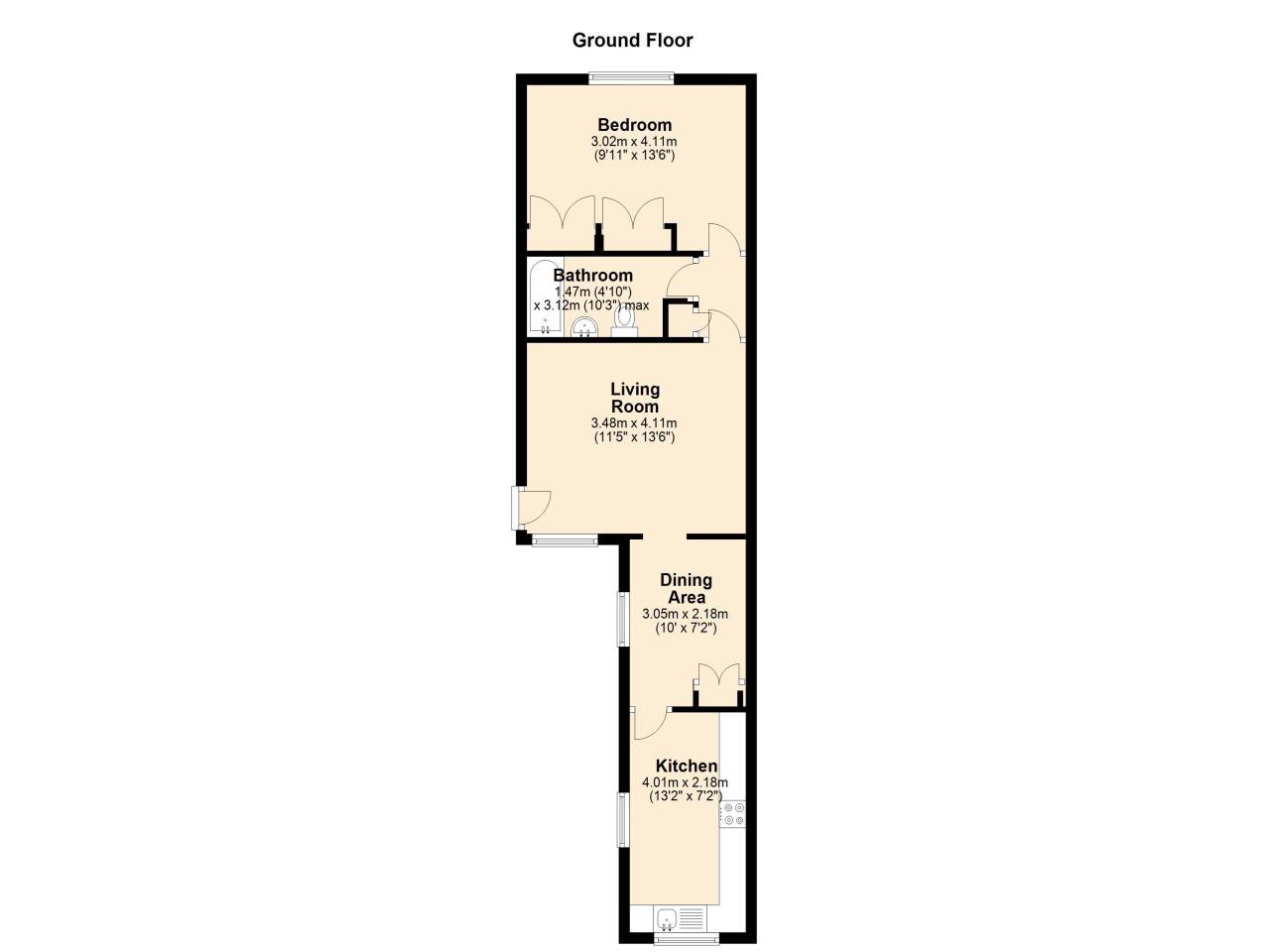1 bed flat to rent in Jockey Road, Boldmere  - Property Image 2