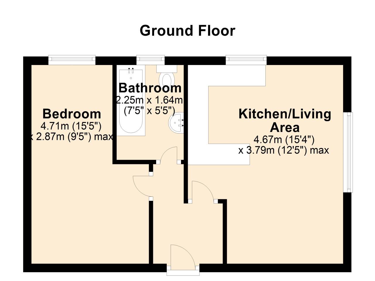1 bed flat to rent in Gravelly Hill, , B23  - Property Image 8