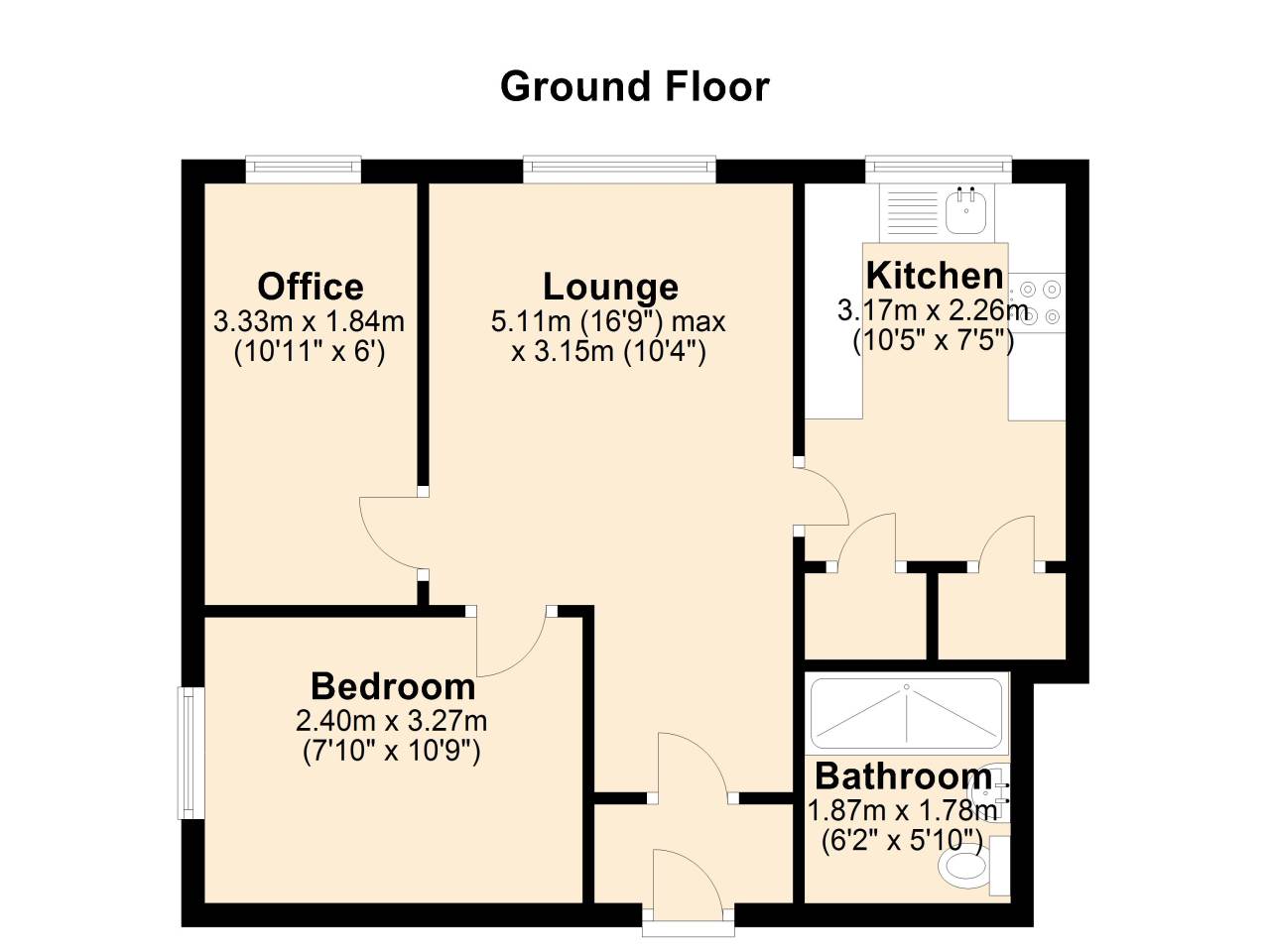 1 bed flat to rent in Abbey Mansions, Silverbirch road  - Property Image 7