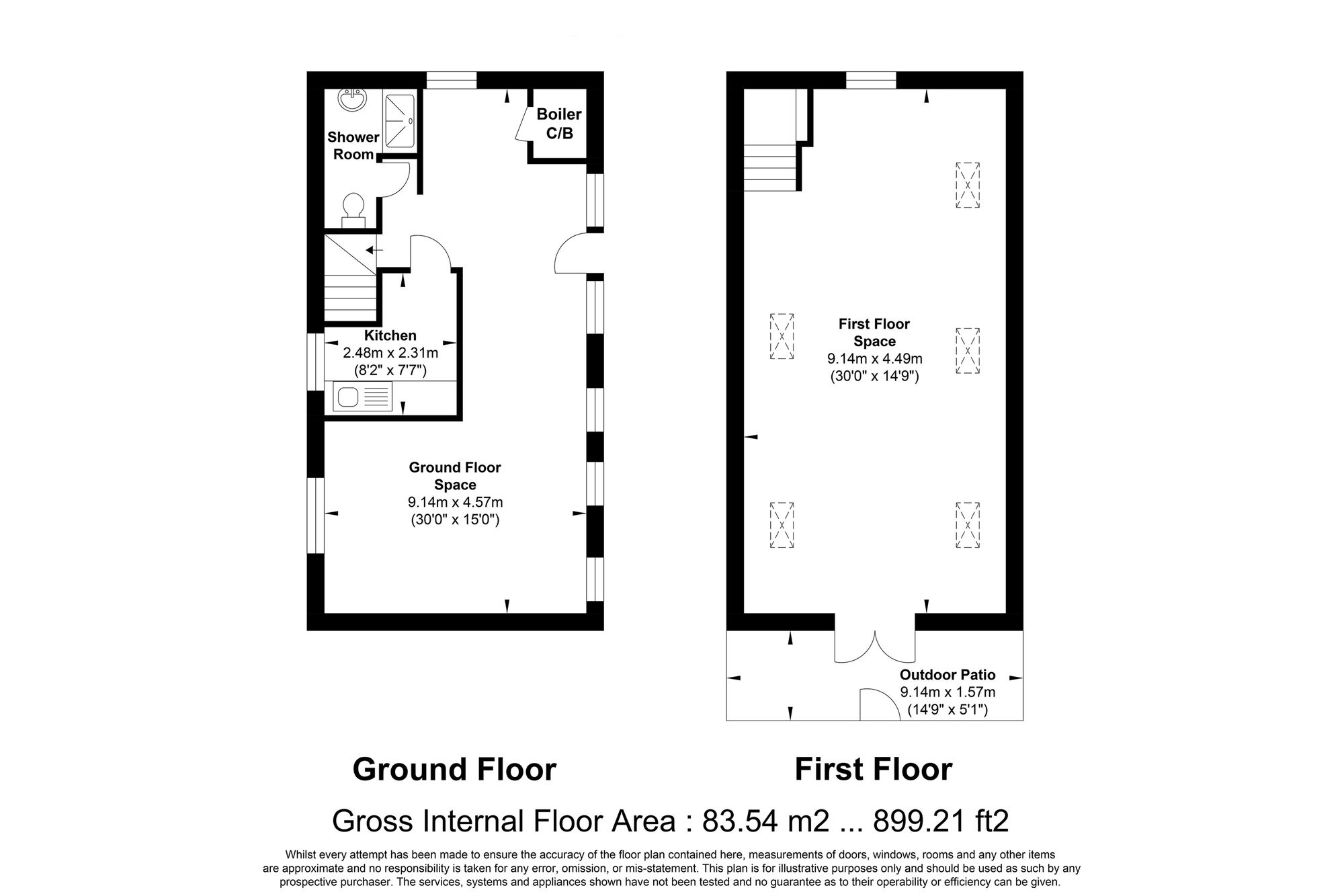 For sale in King Street, Hebden Bridge - Property floorplan