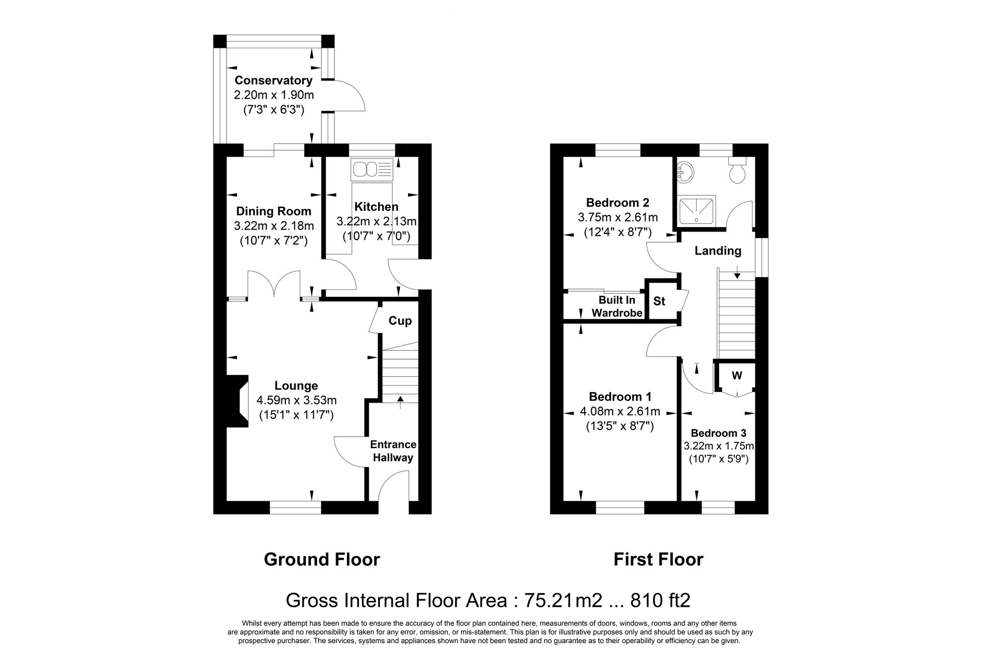 3 bed house for sale in Stretchgate Lane, Halifax - Property floorplan