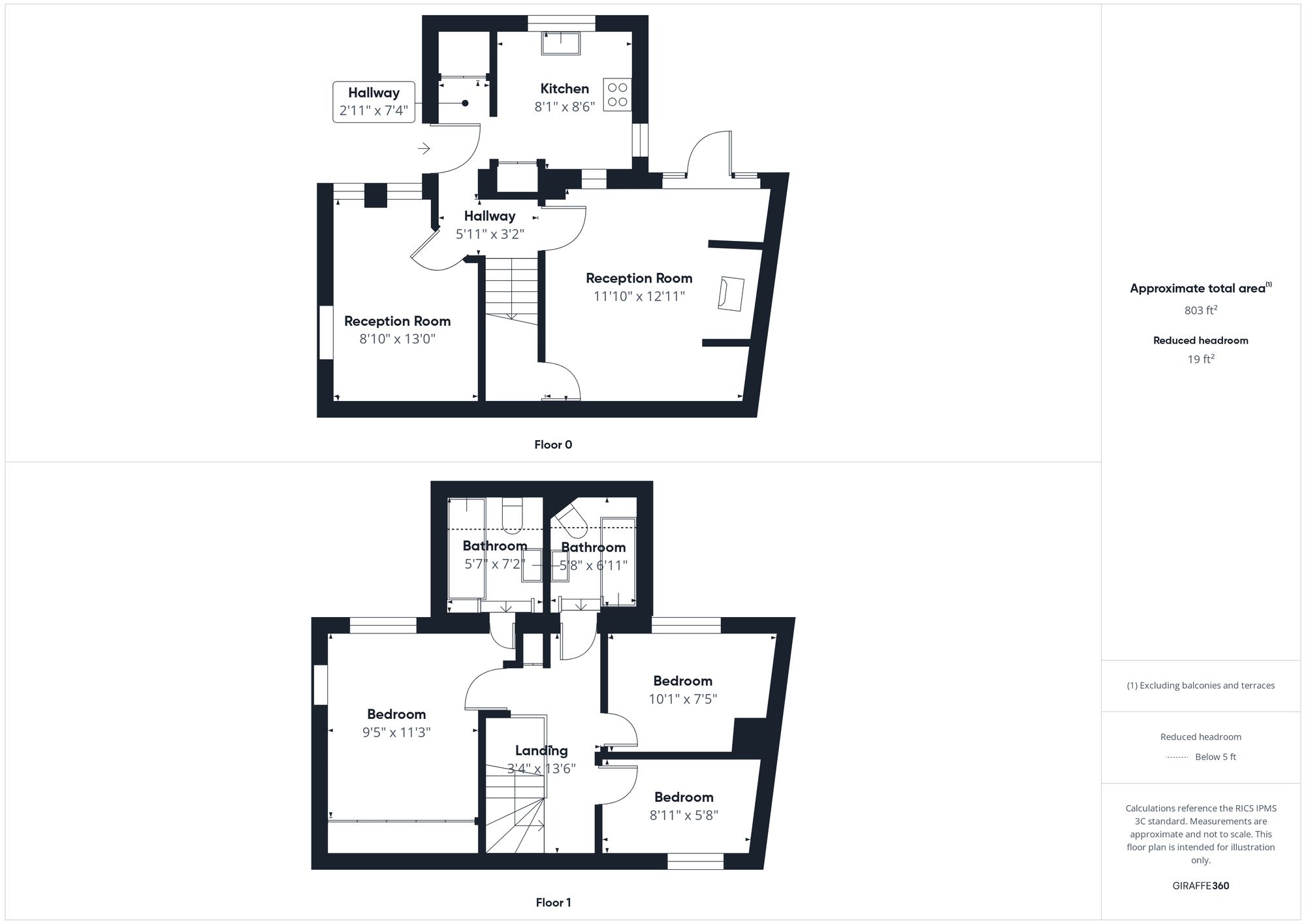 3 bed terraced house for sale in Church Street, Brackley - Property floorplan