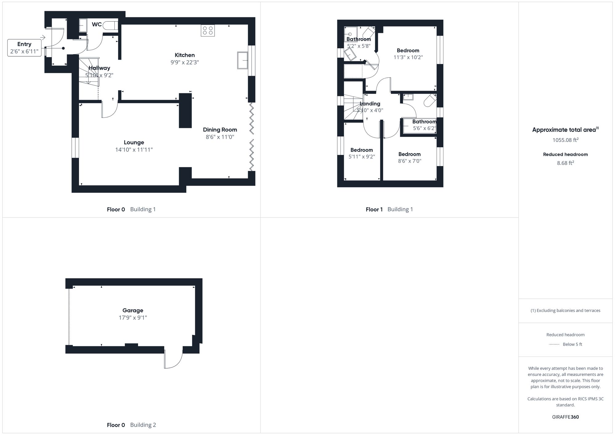 3 bed semi-detached house for sale in Johnson Avenue, Brackley - Property floorplan