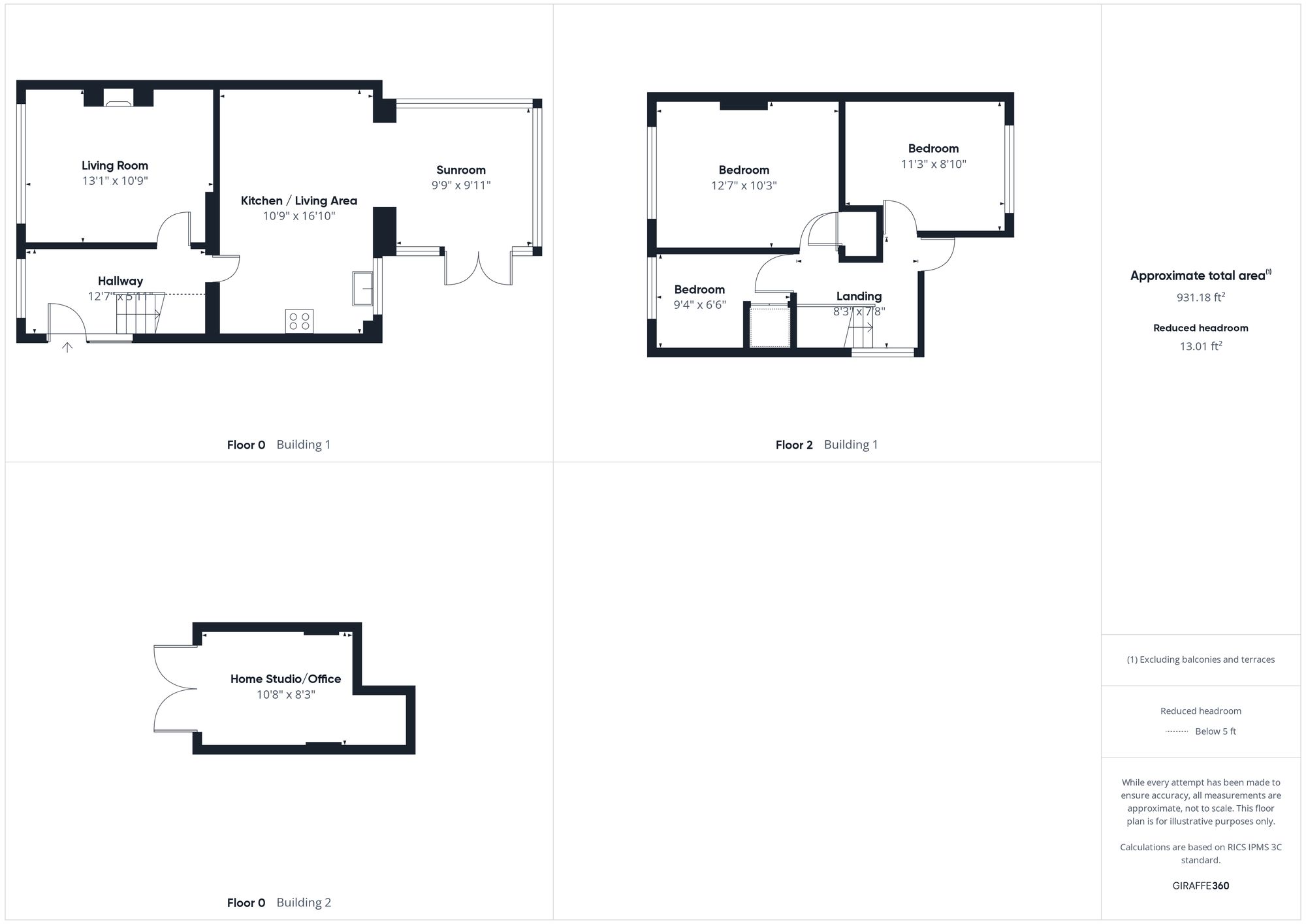 3 bed semi-detached house for sale in Glebe Drive, Brackley - Property floorplan