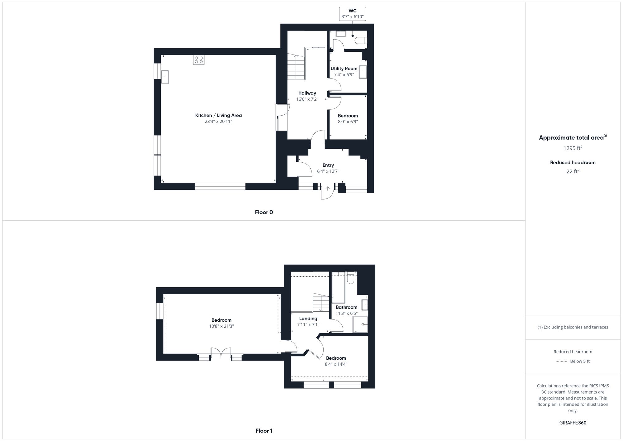 3 bed apartment for sale in High Street, Brackley - Property floorplan