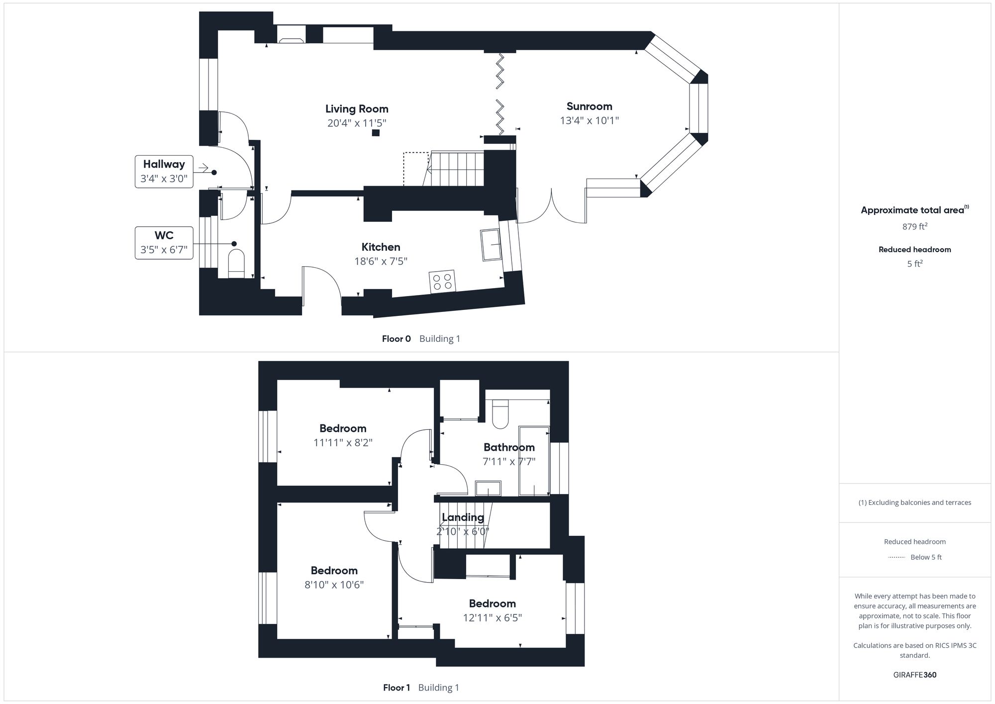 3 bed semi-detached house for sale in Main Street, Brackley - Property floorplan