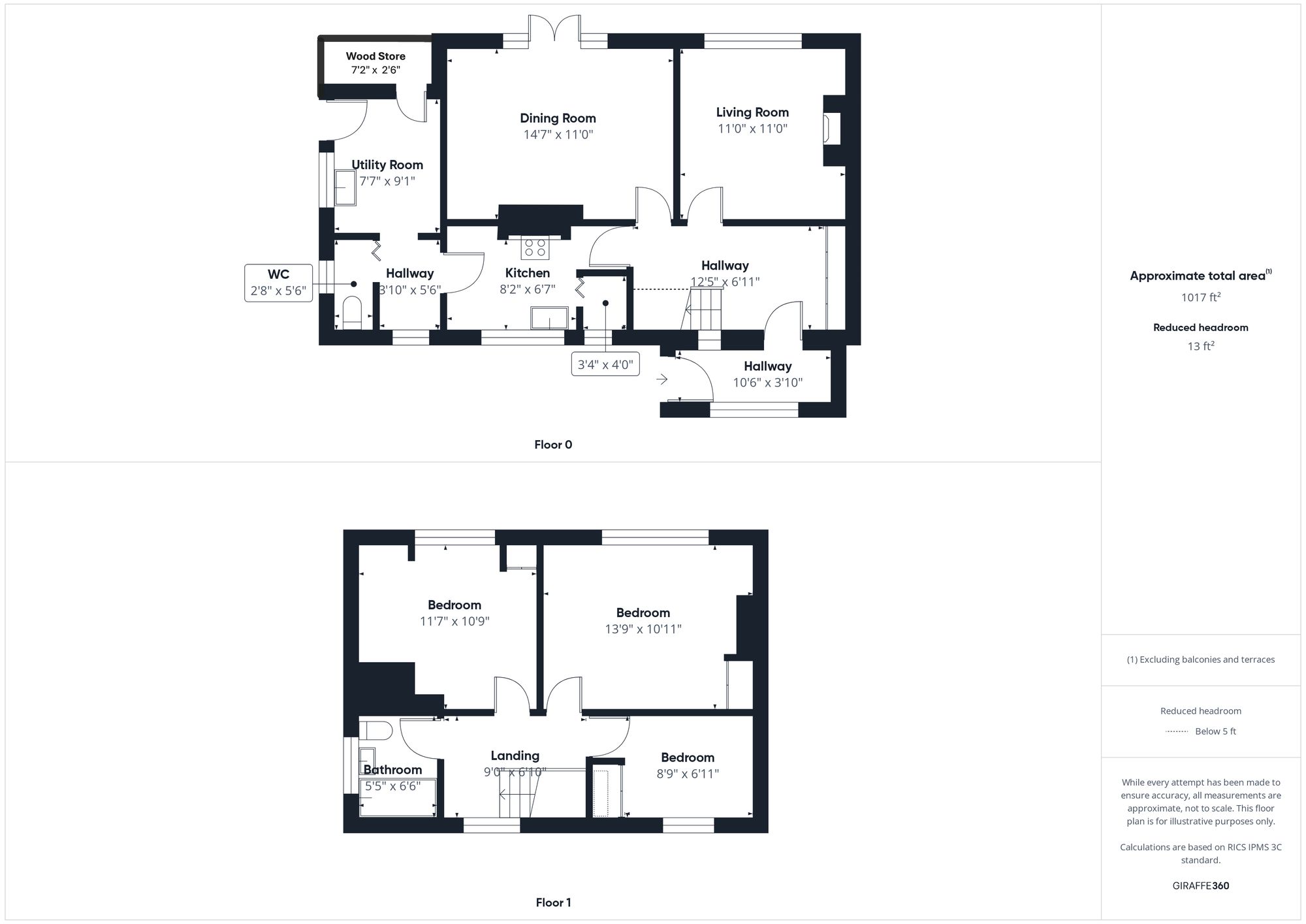 3 bed semi-detached house for sale in Helmdon Road, Towcester - Property floorplan