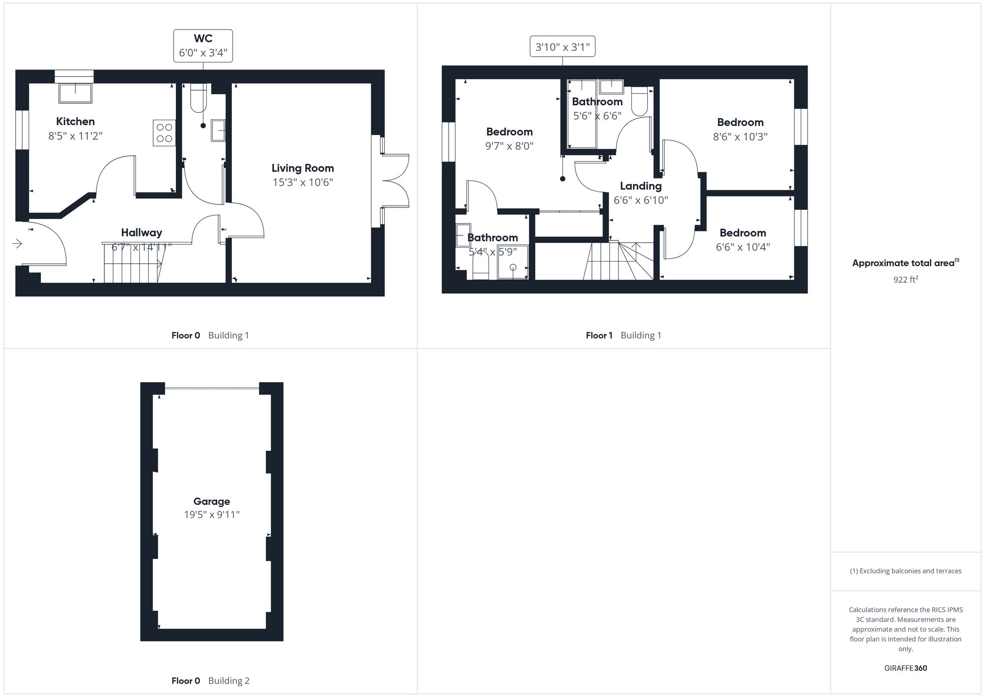 3 bed semi-detached house for sale in Poppyfields Way, Brackley, NN13 - Property floorplan