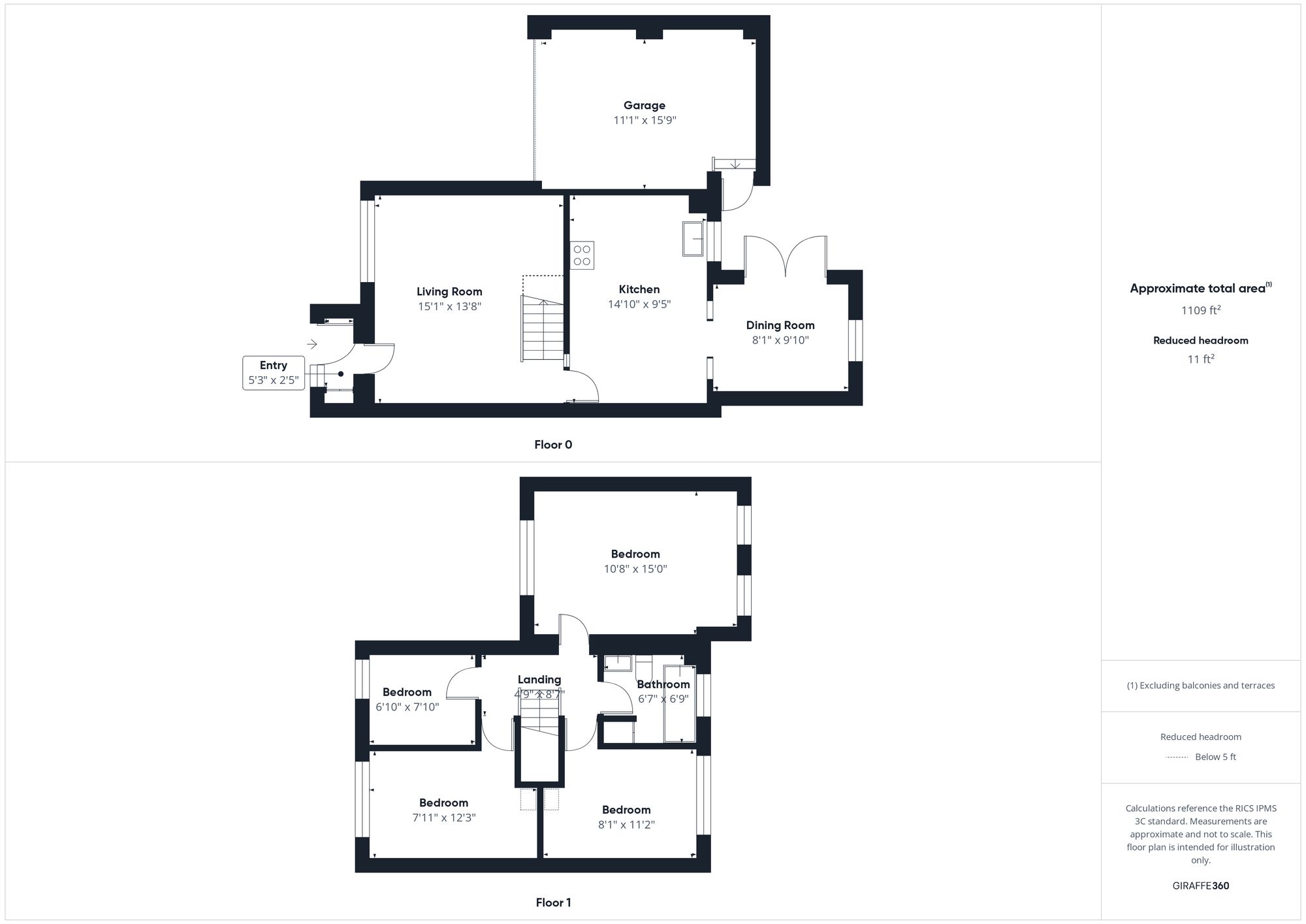 4 bed semi-detached house for sale in Bannerman Drive, Brackley - Property floorplan