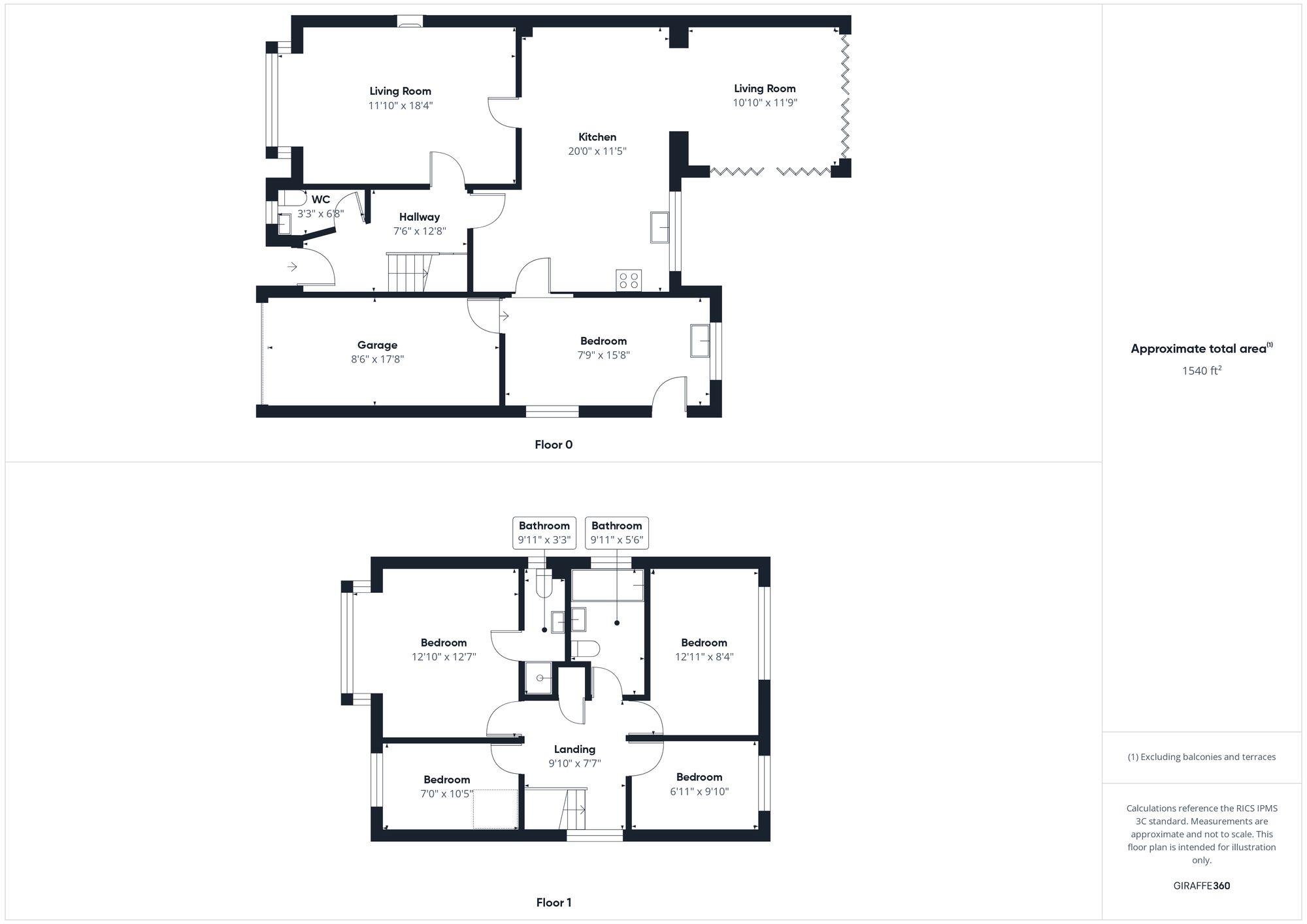 5 bed detached house for sale in Stuart Road, Brackley - Property floorplan