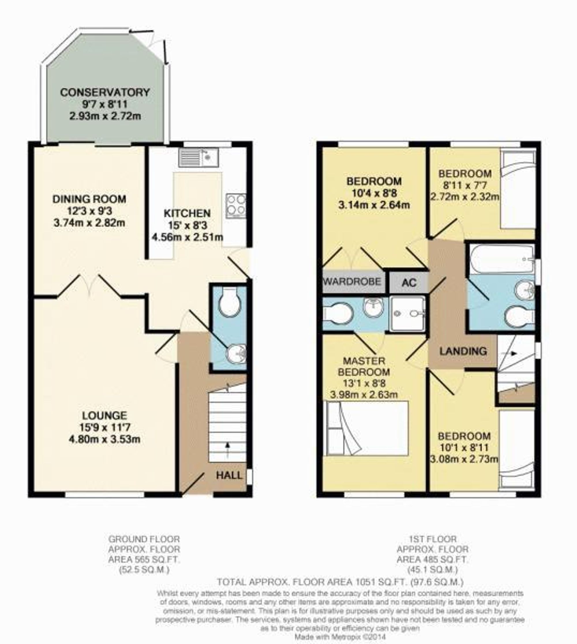 4 bed detached house for sale in Pether Avenue, Brackley - Property floorplan