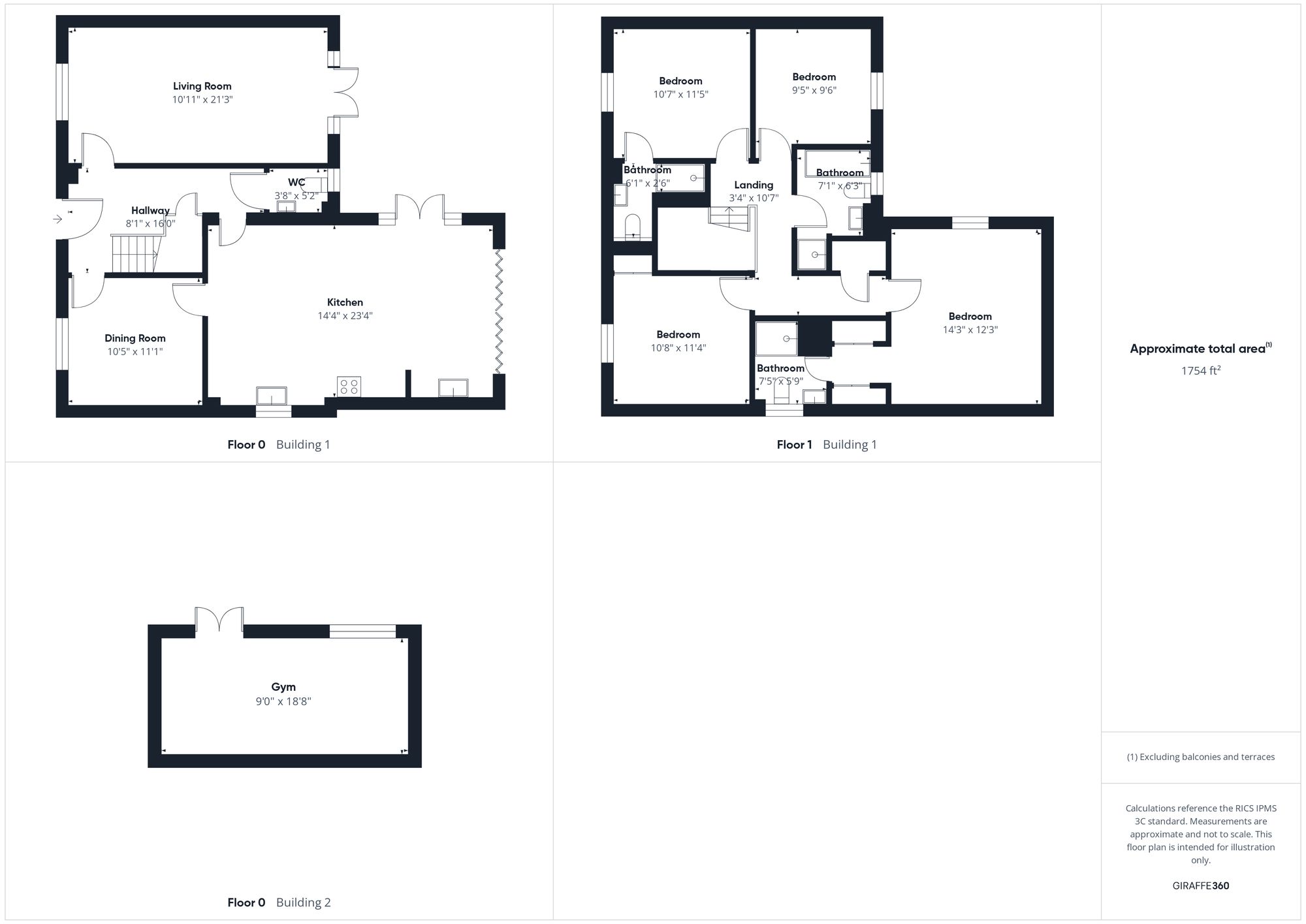 4 bed detached house for sale in Utah Lane, Brackley - Property floorplan