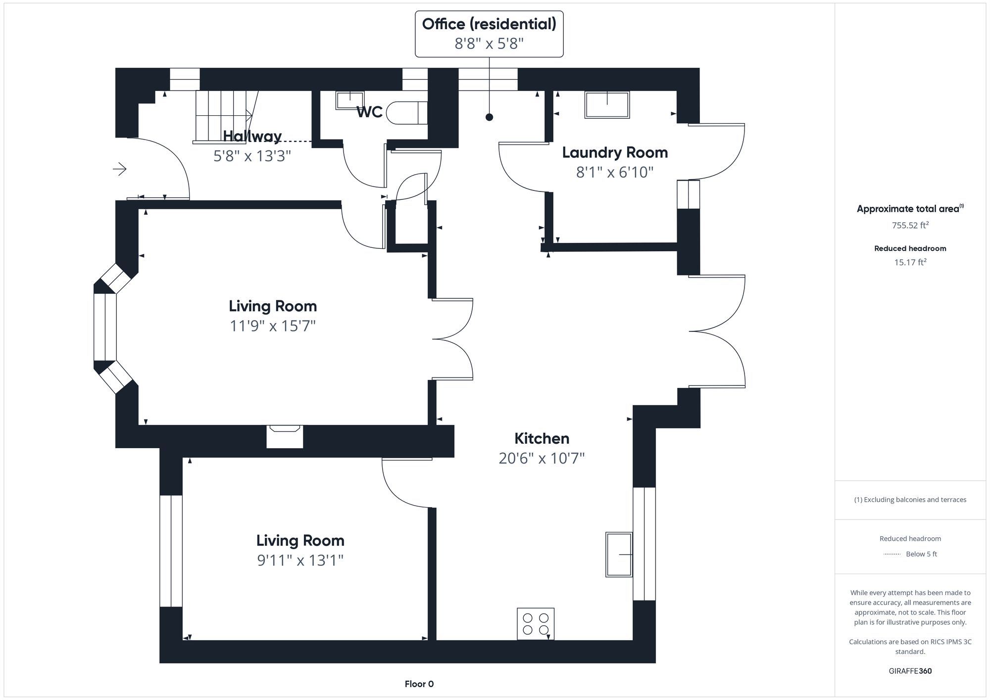 5 bed detached house for sale in Beech Drive, Brackley - Property floorplan