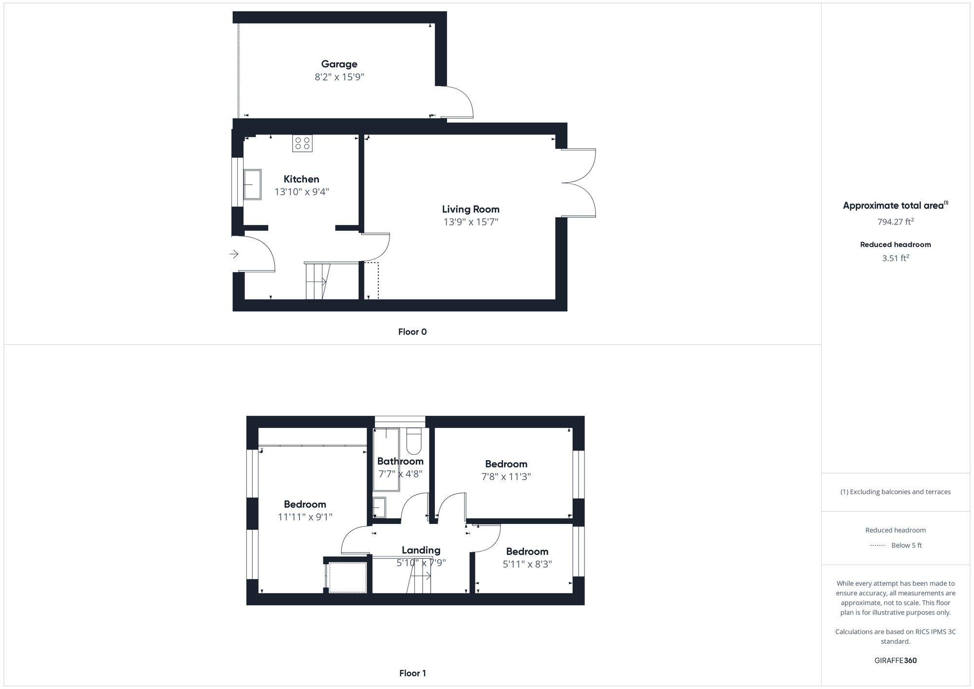 3 bed semi-detached house for sale in Herrieffs Farm Road, Brackley - Property floorplan