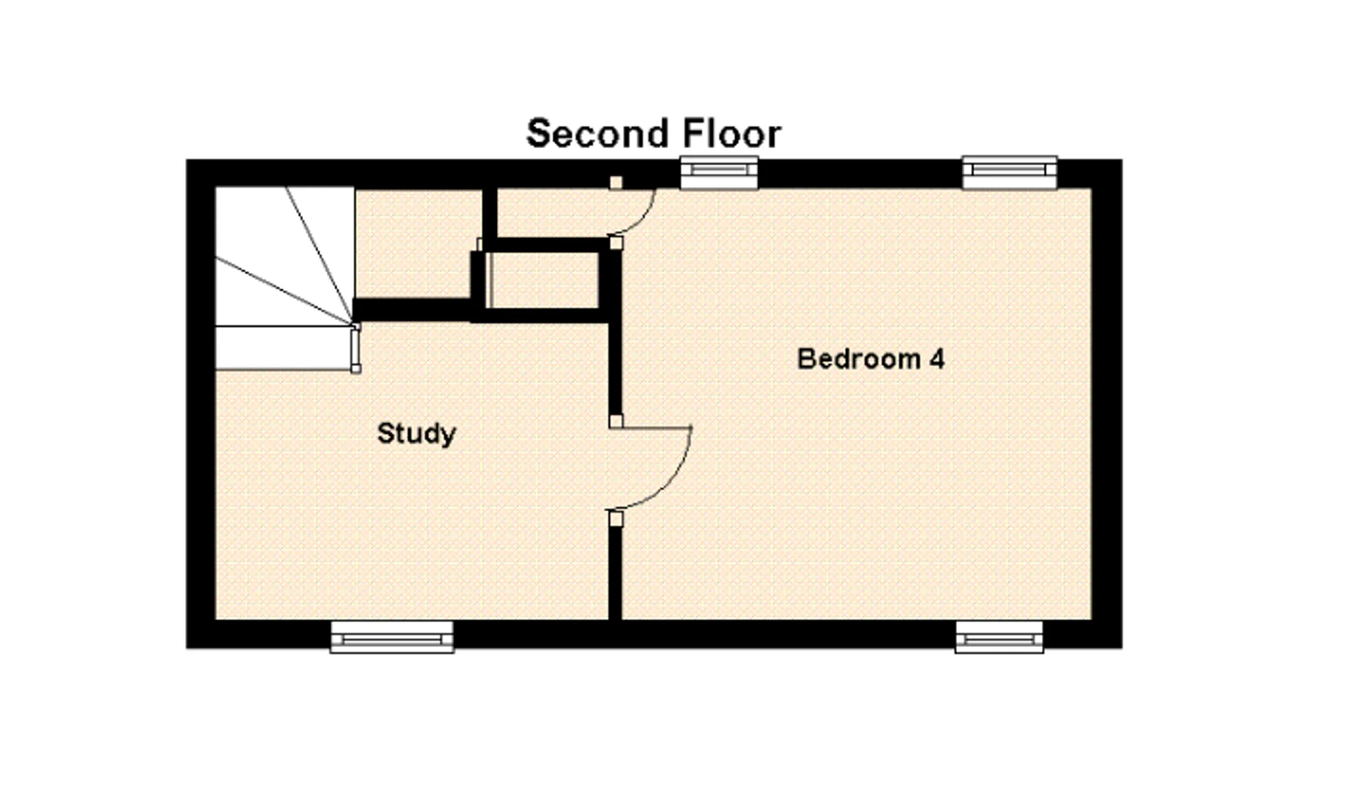 4 bed house for sale in Hanover Drive, Brackley - Property floorplan