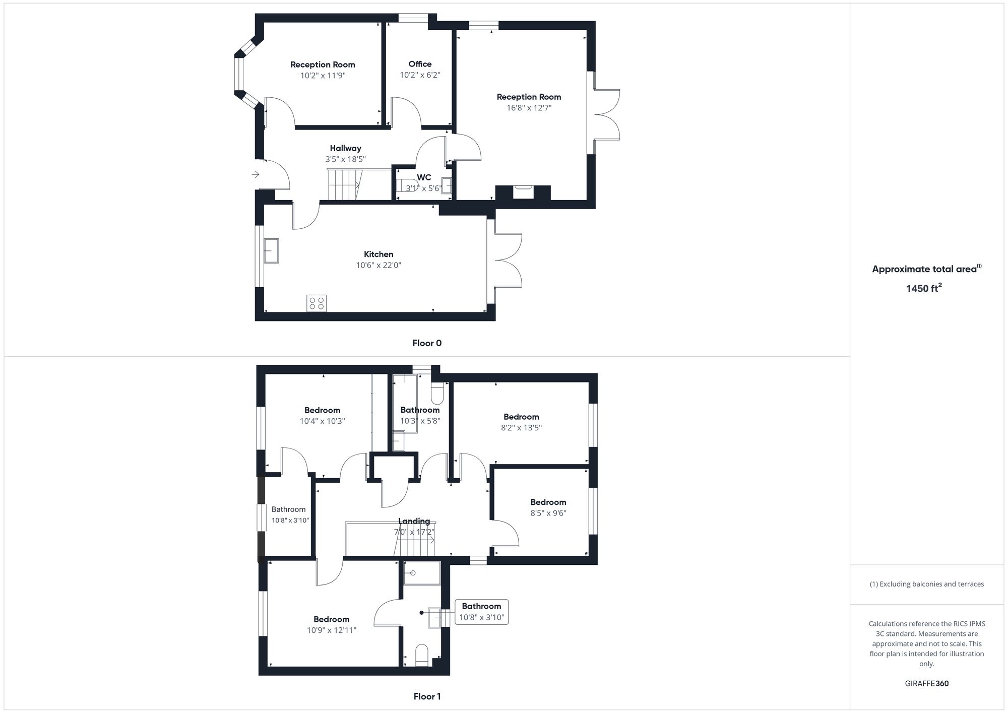 4 bed detached house for sale in Foxhills Way, Brackley - Property floorplan