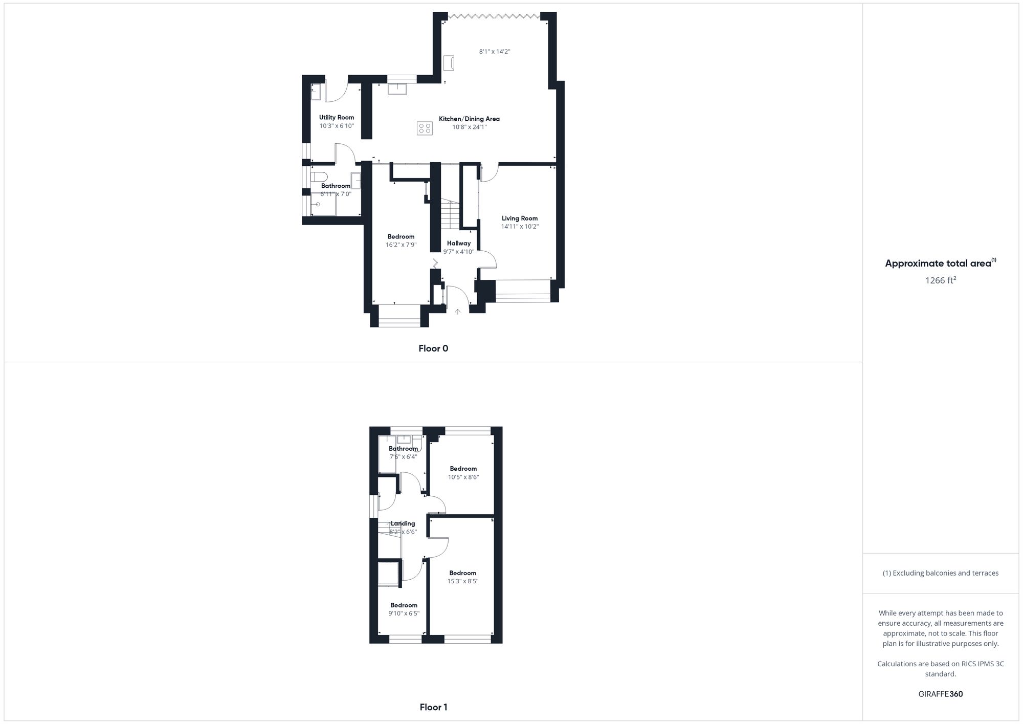 4 bed semi-detached house for sale in Martial Daire Boulevard, Brackley - Property floorplan