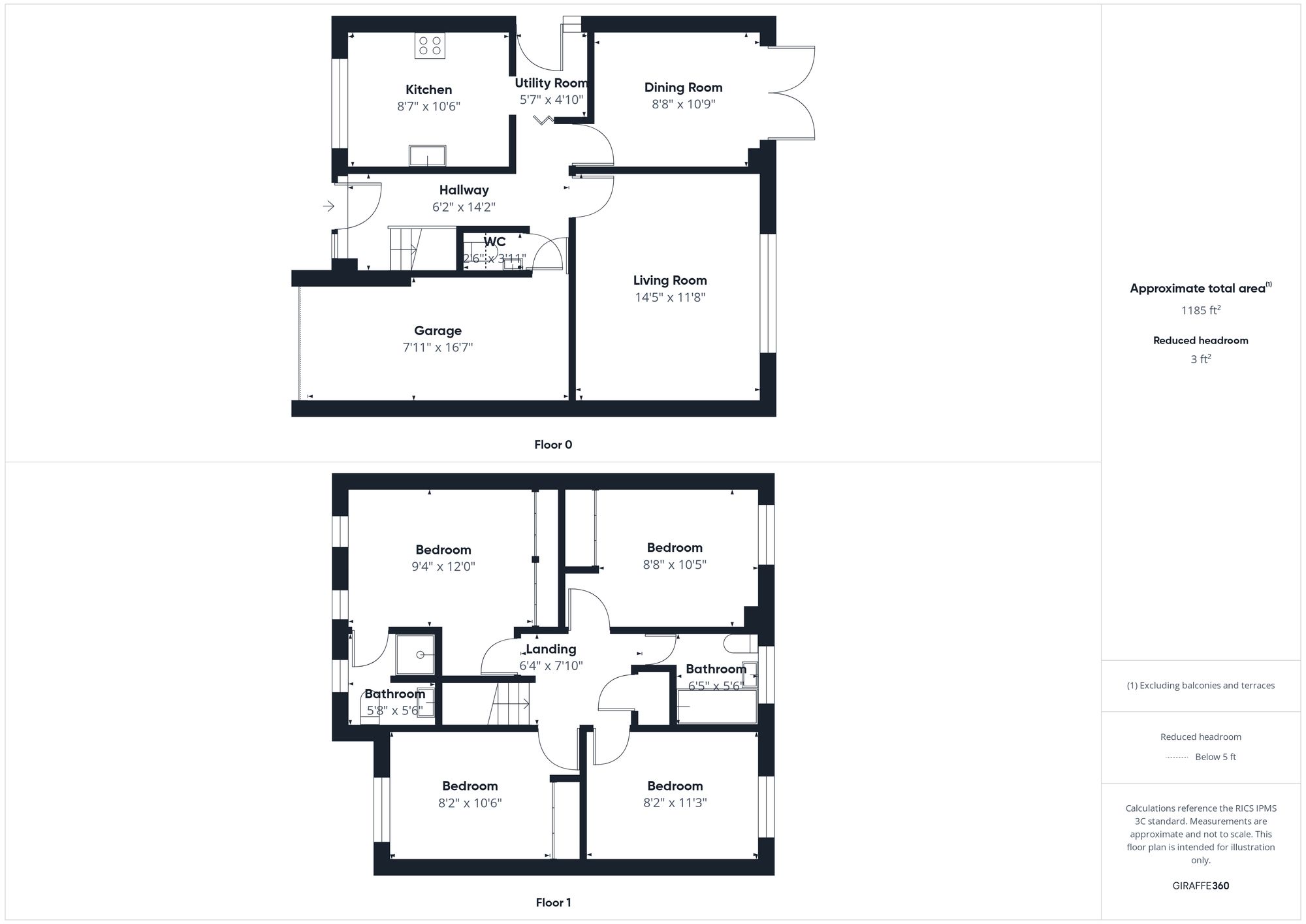 4 bed detached house for sale in Brewin Close, Brackley - Property floorplan