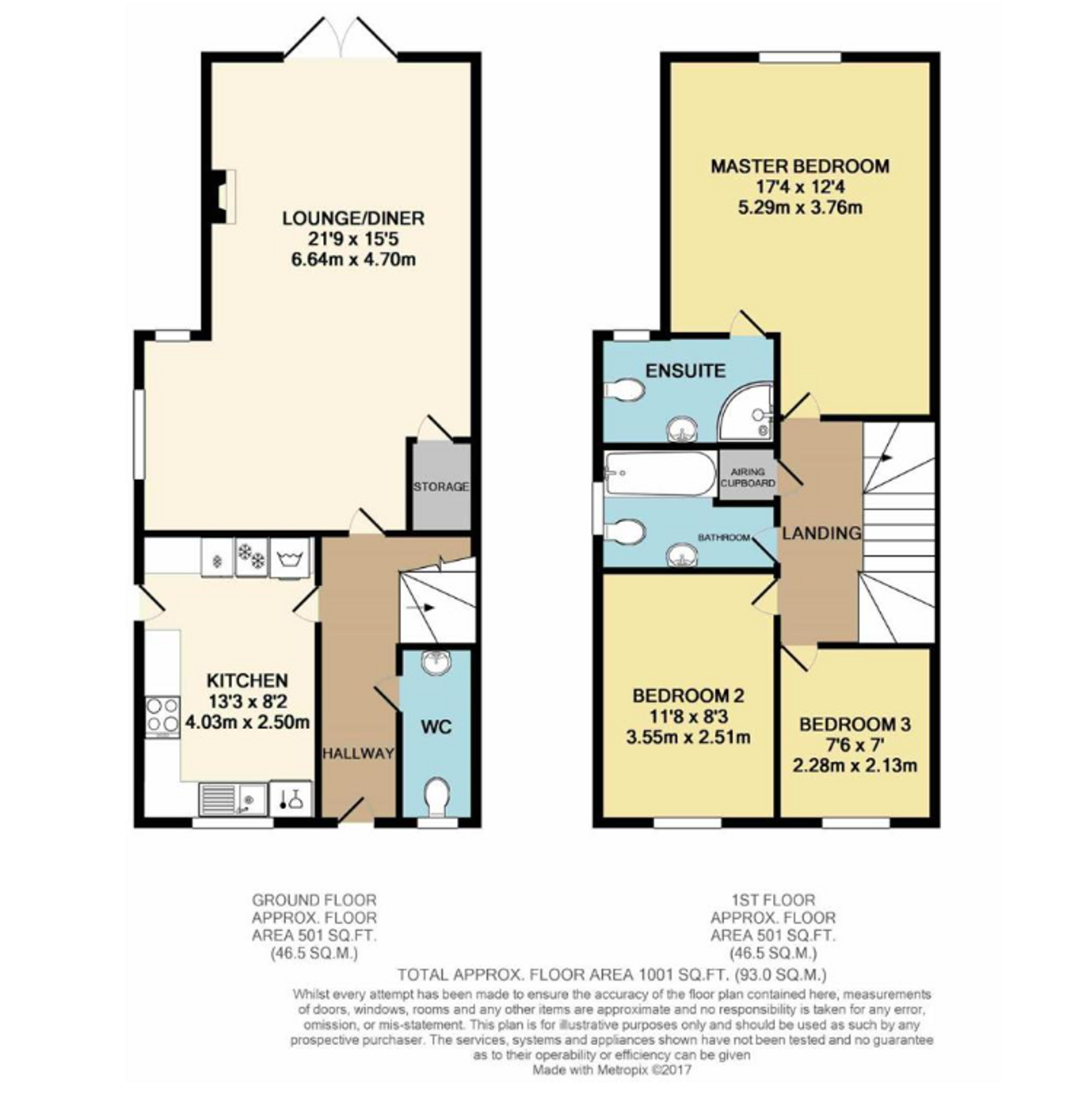 3 bed house for sale in Westhorp, Banbury - Property floorplan