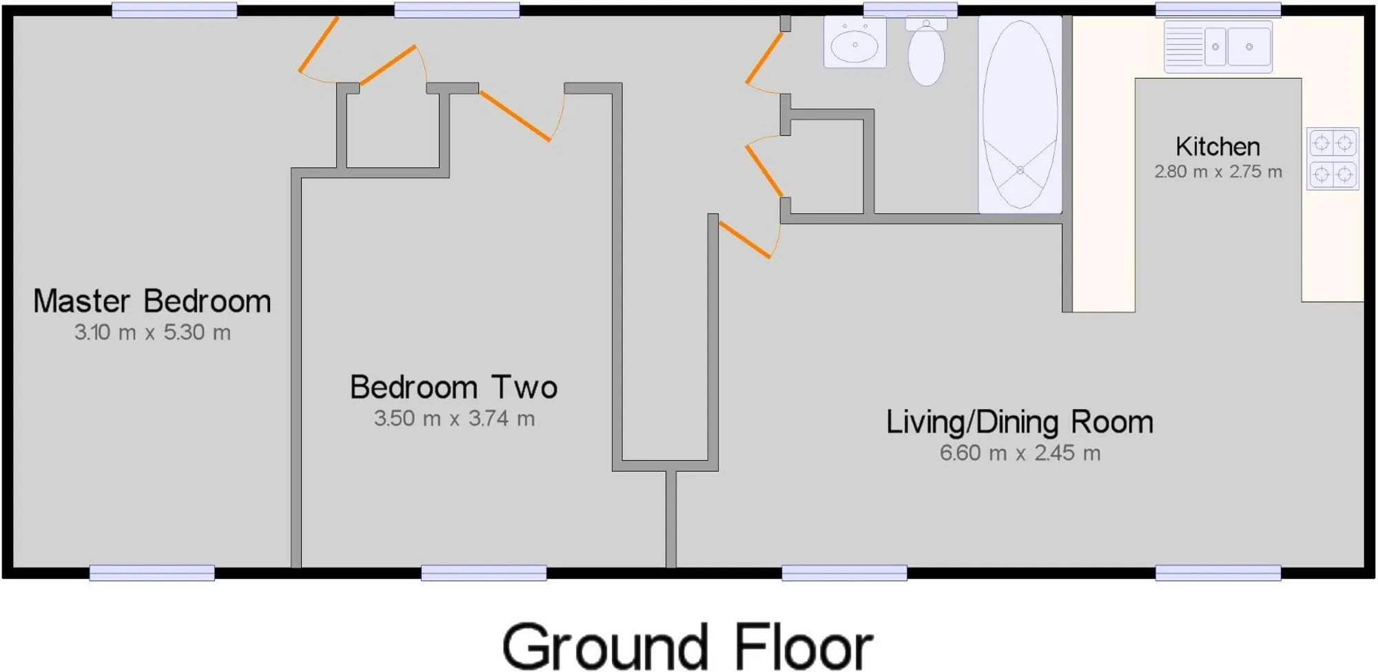 2 bed for sale in Cygnus Way, Brackley - Property floorplan