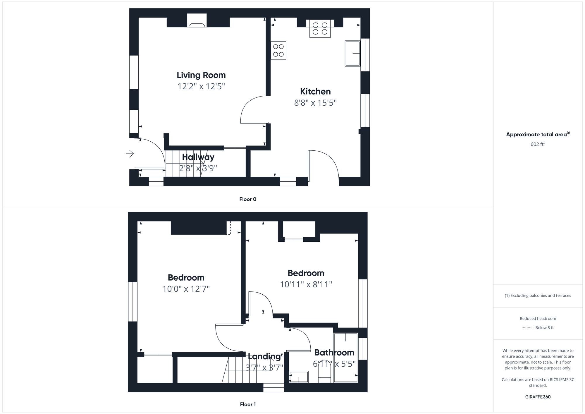 2 bed semi-detached house for sale in Main Street, Brackley - Property floorplan