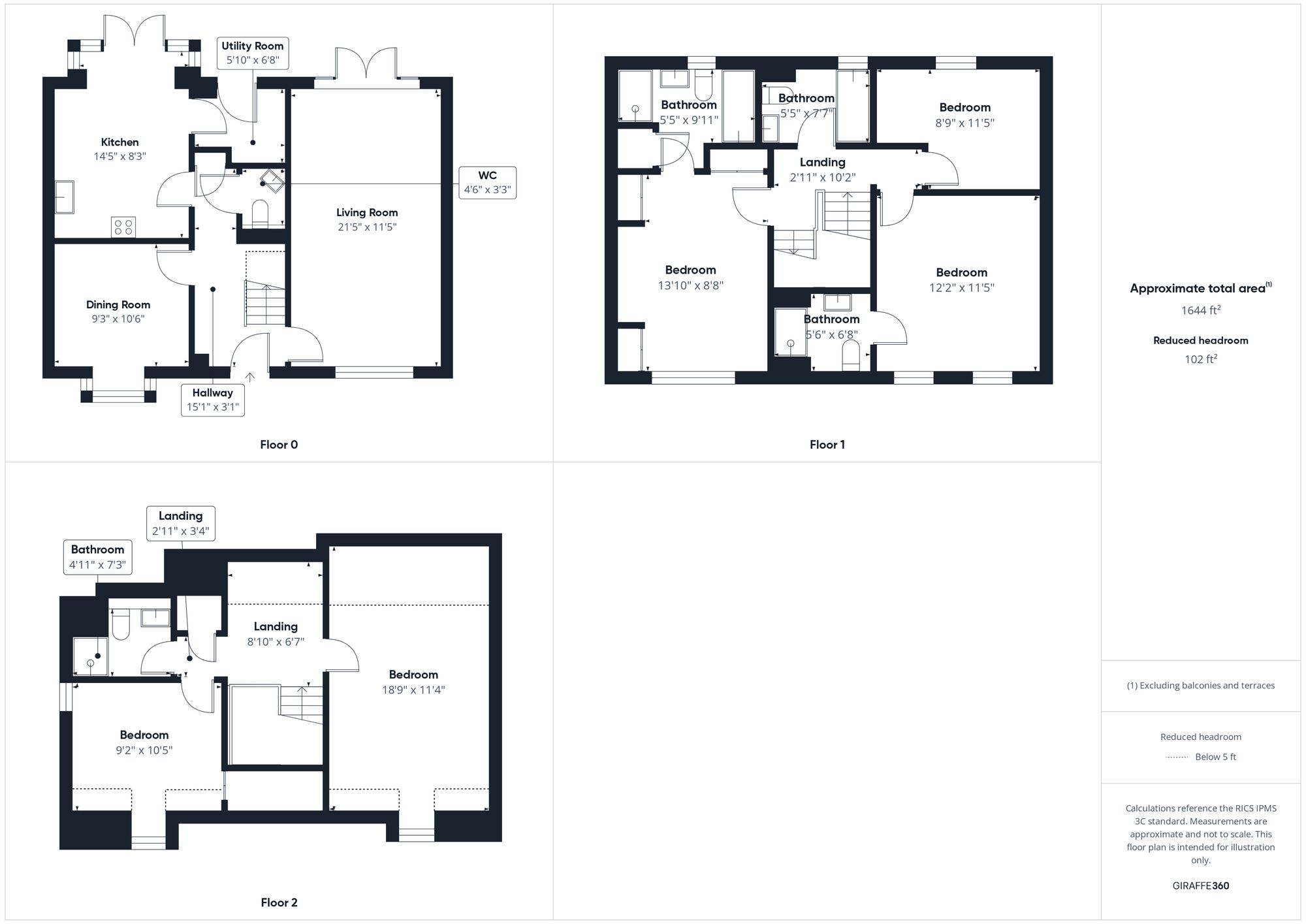 5 bed detached house for sale in Juno Crescent, Brackley - Property floorplan