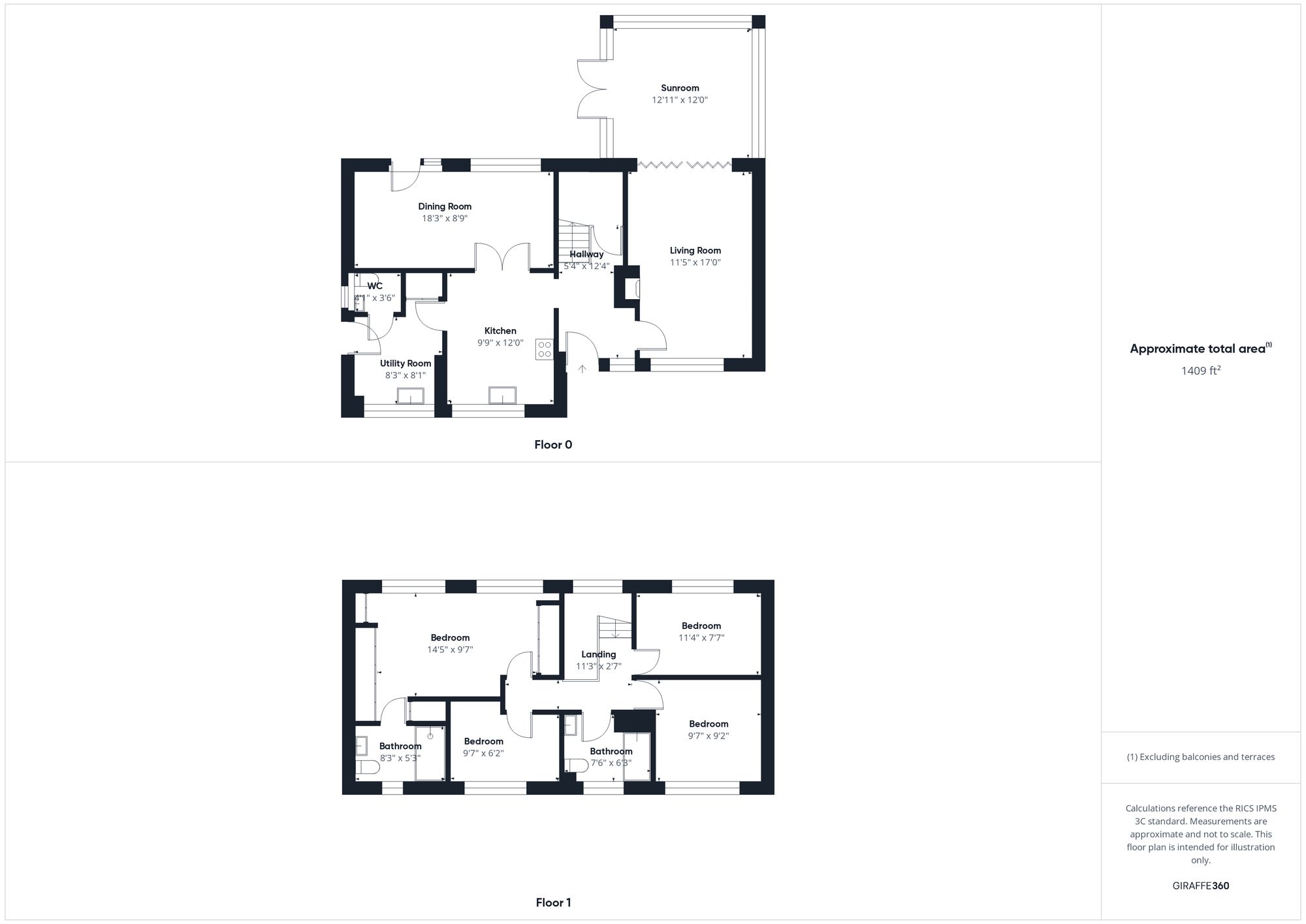 4 bed detached house for sale in Buckingham Road, Brackley - Property floorplan