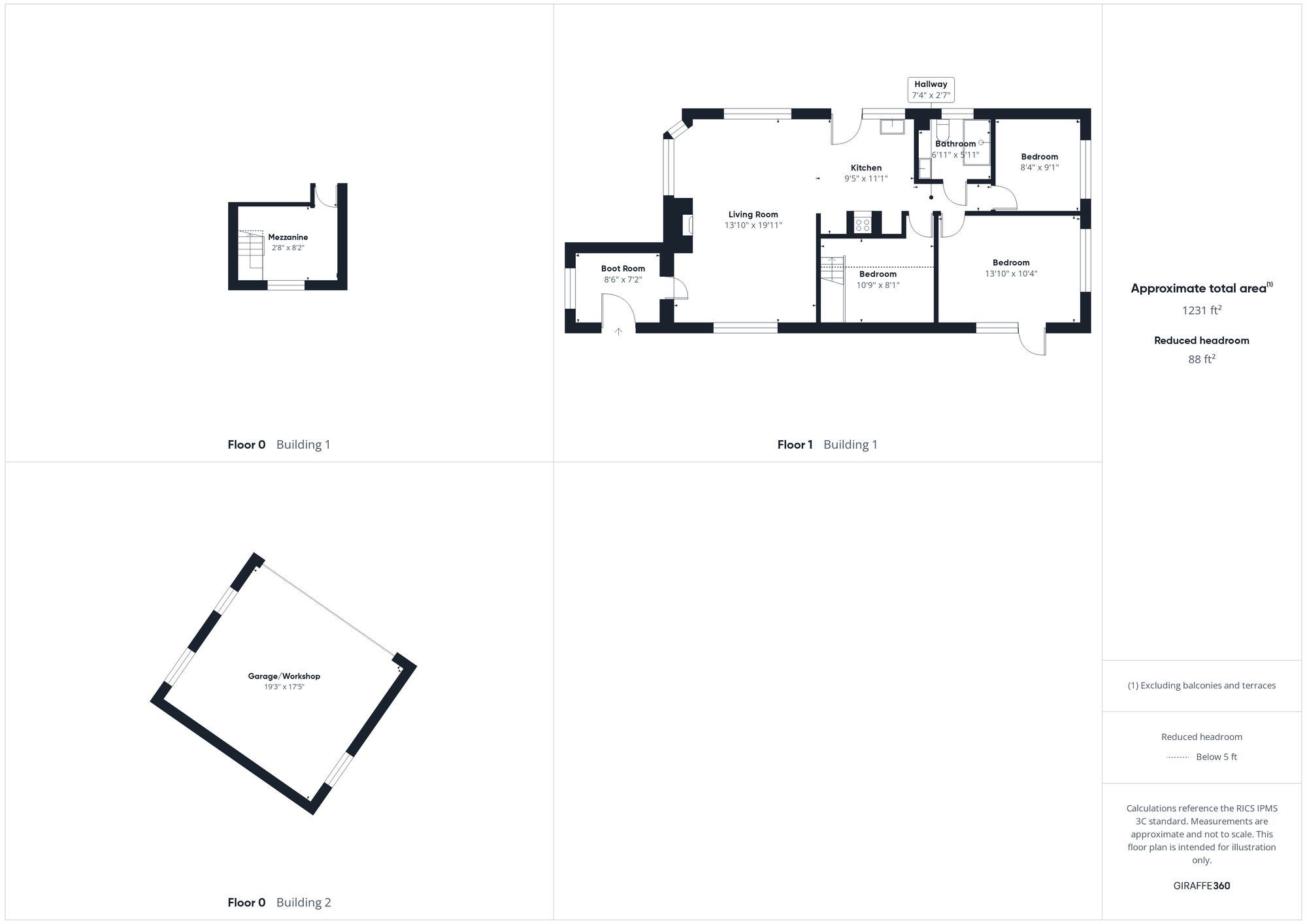 3 bed detached bungalow for sale in Crowfield, Brackley - Property floorplan