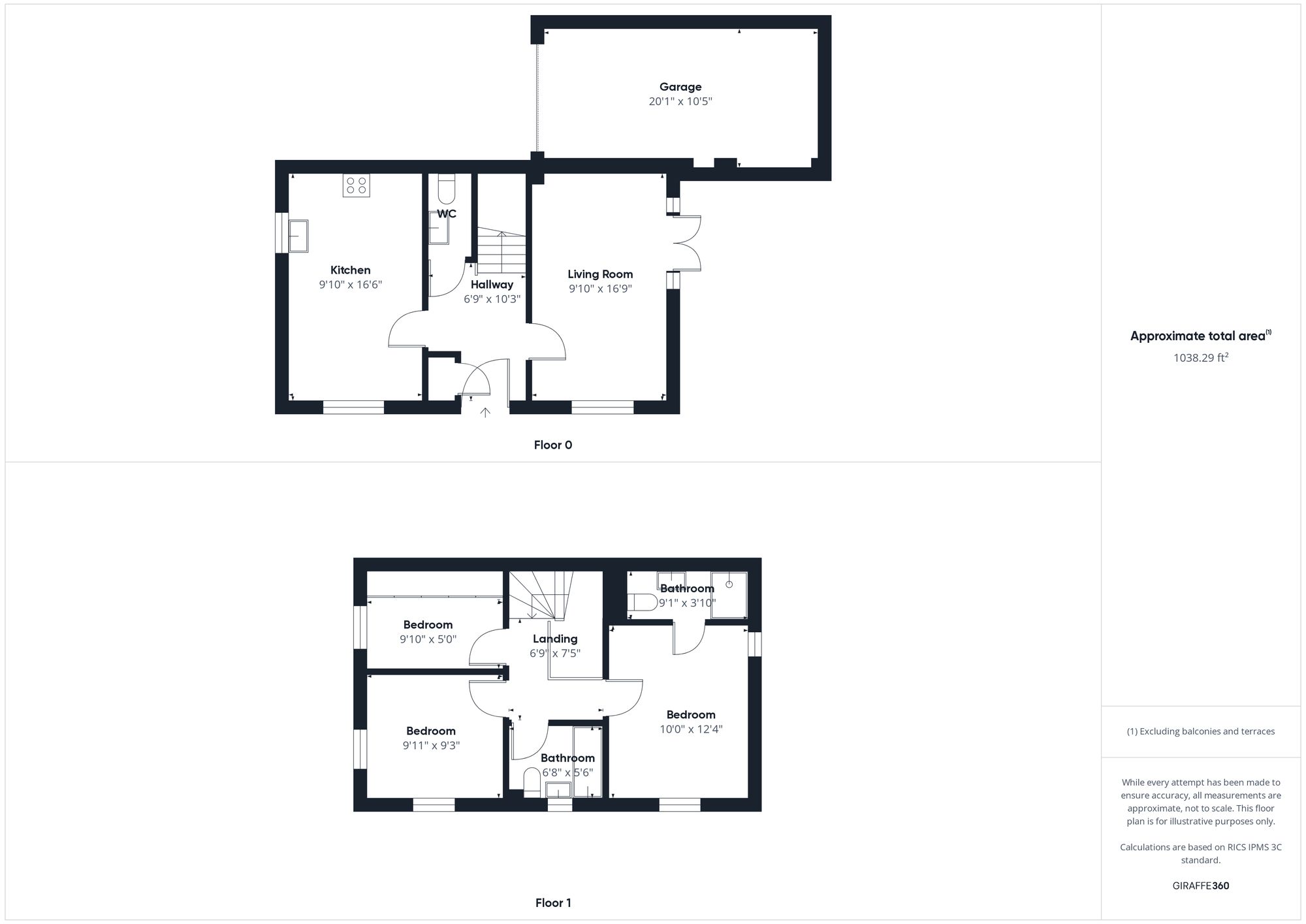 3 bed detached house for sale in Gallipoli Drive, Brackley - Property floorplan